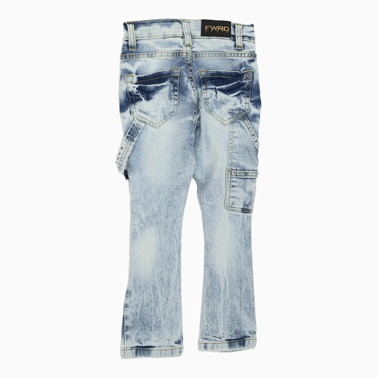 Kid's Distressed Carpenter Slim Jeans Pant - Image 2