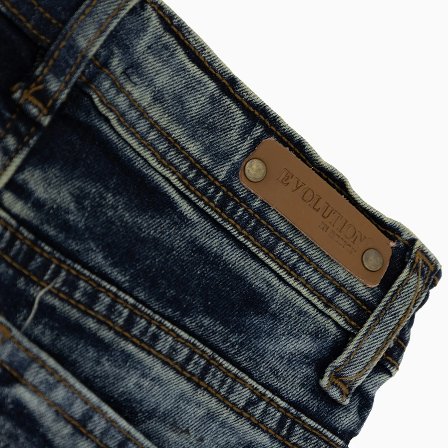 Kid's Little Wild Tiger Denim Shorts - Image 3