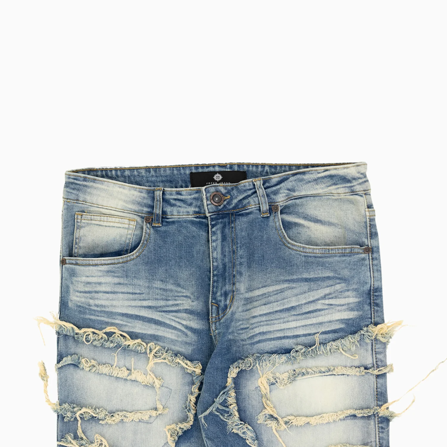 Men's Super Stacked Denim Slim Pant - Image 3