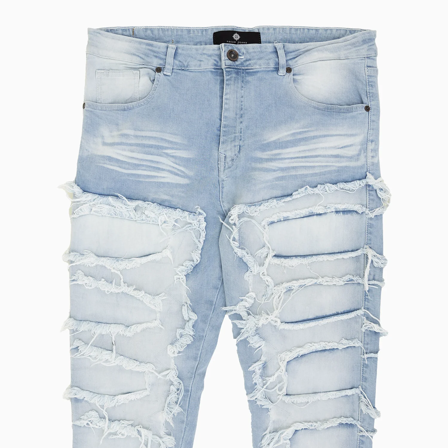 Men's Super Stacked Denim Slim Pant - Image 3