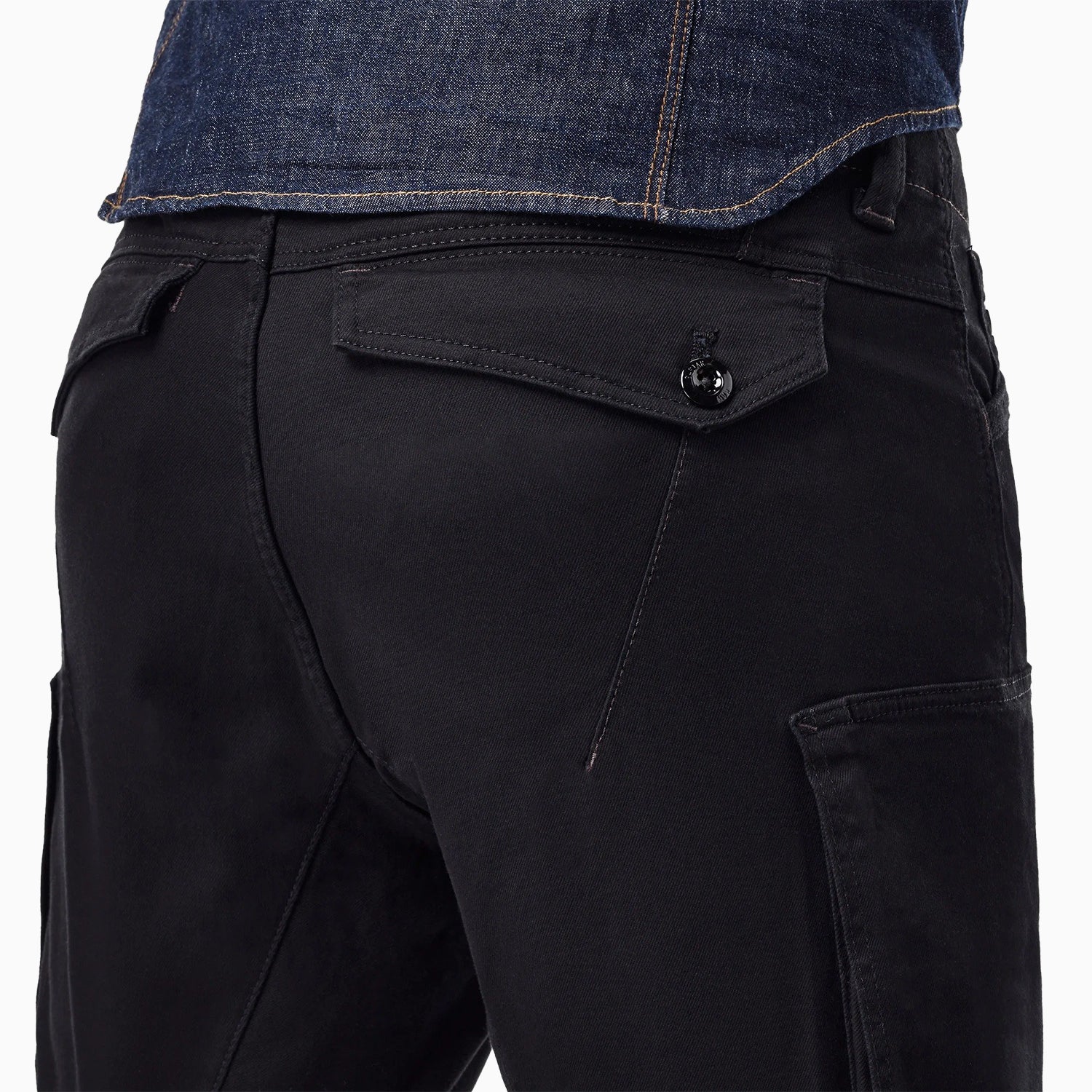 Men's Zip Pocket 3D Skinny Cargo Pants - Image 4