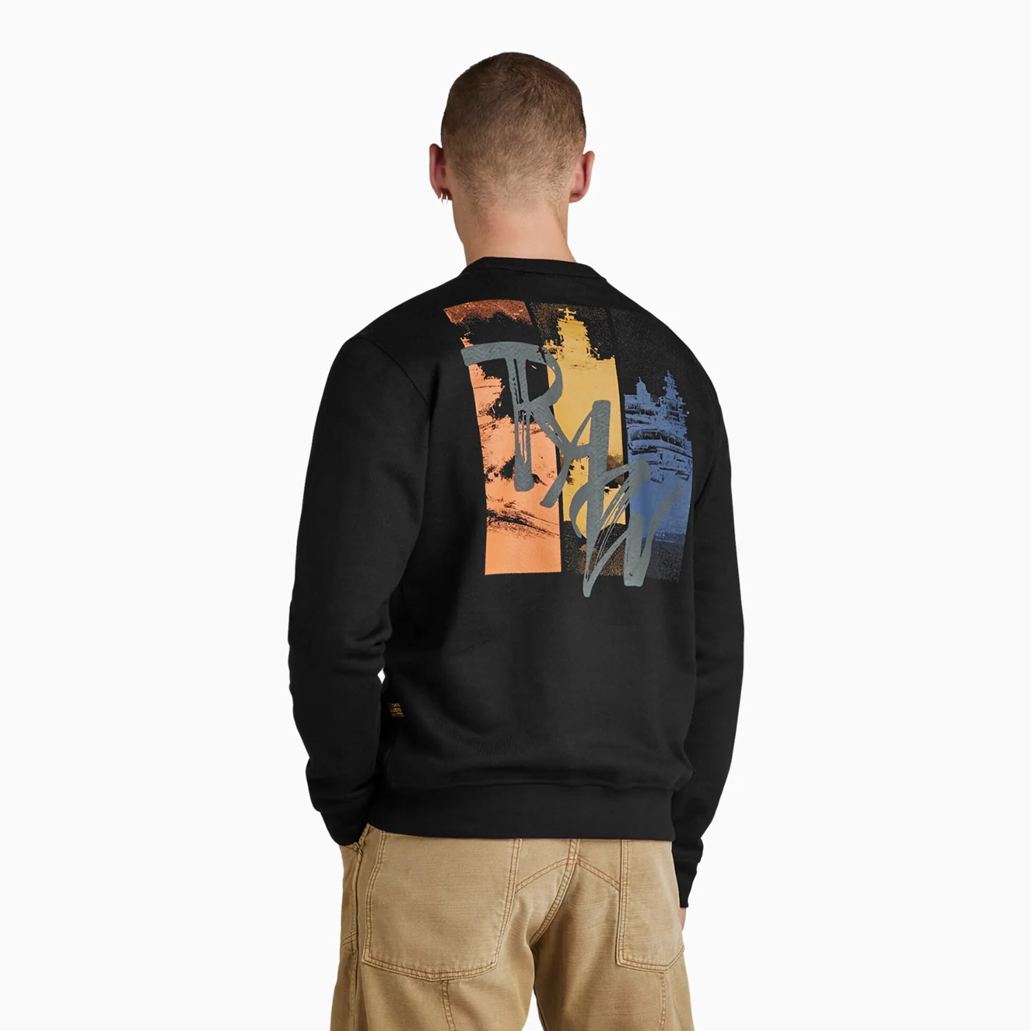 Men's Flight Deck Back Graphic Sweatshirt - Image 3
