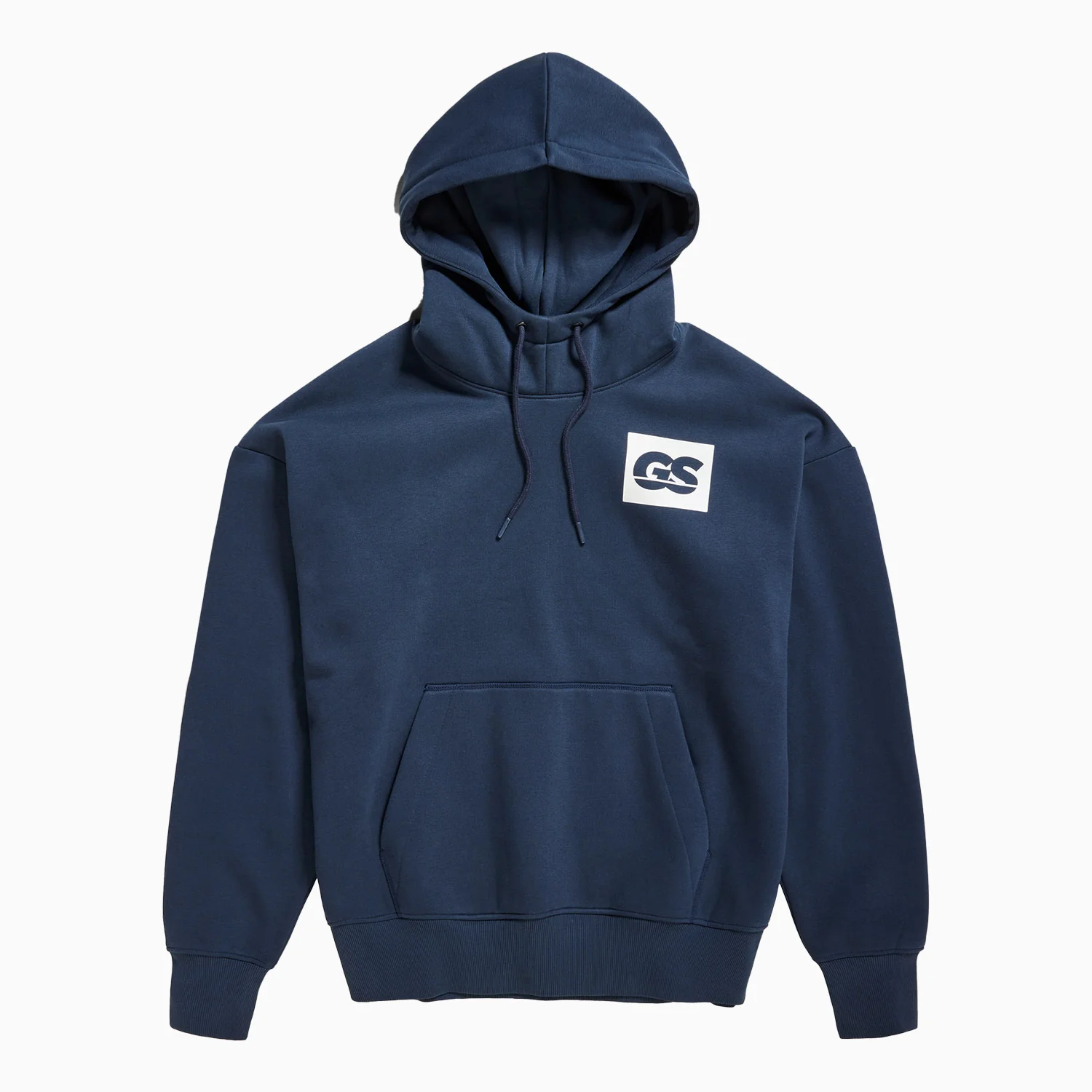 Men's GS Raw Back Graphic Loose Pull Over Hoodie - Image 4