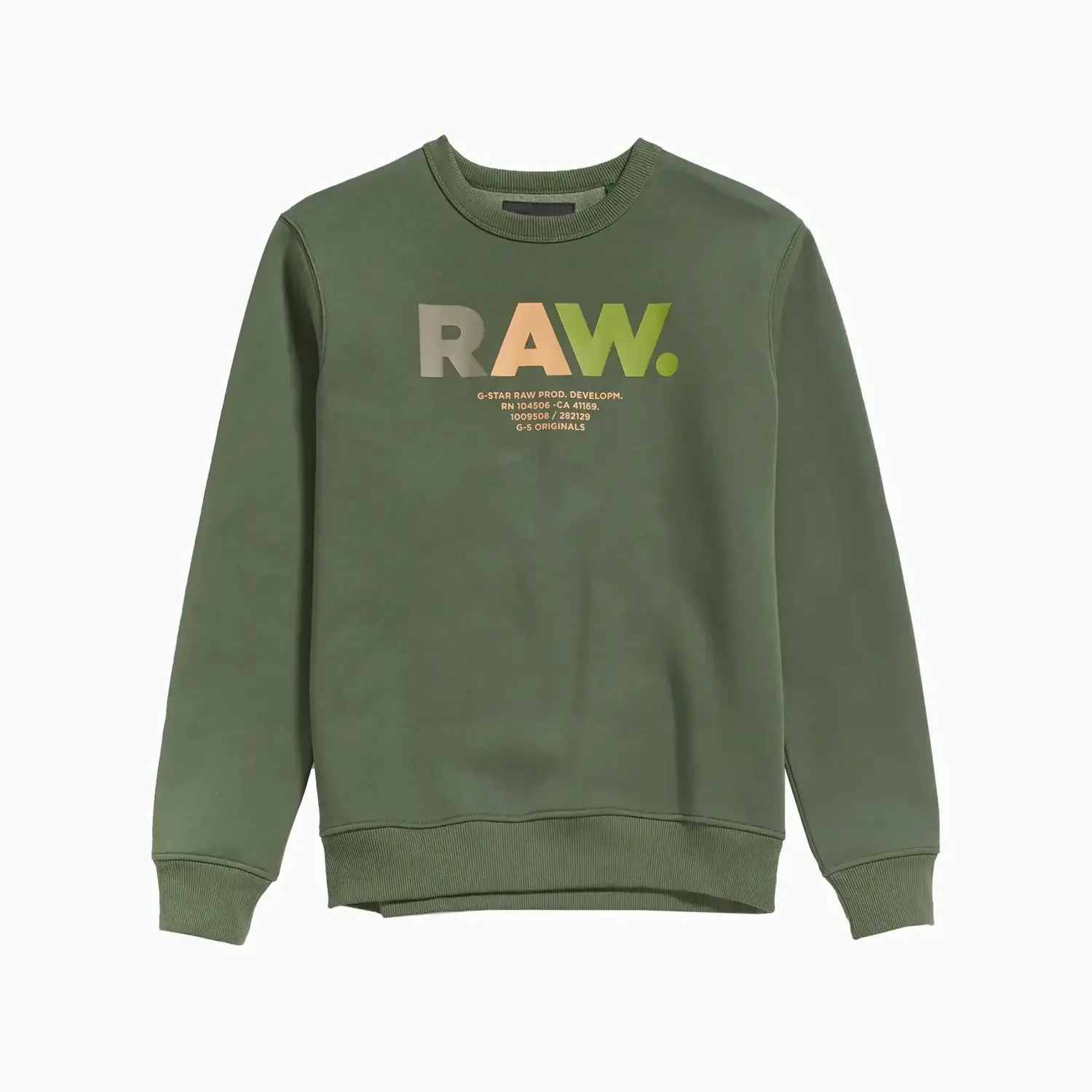 Men's Multi Colored Raw Sweatshirt - Image 2