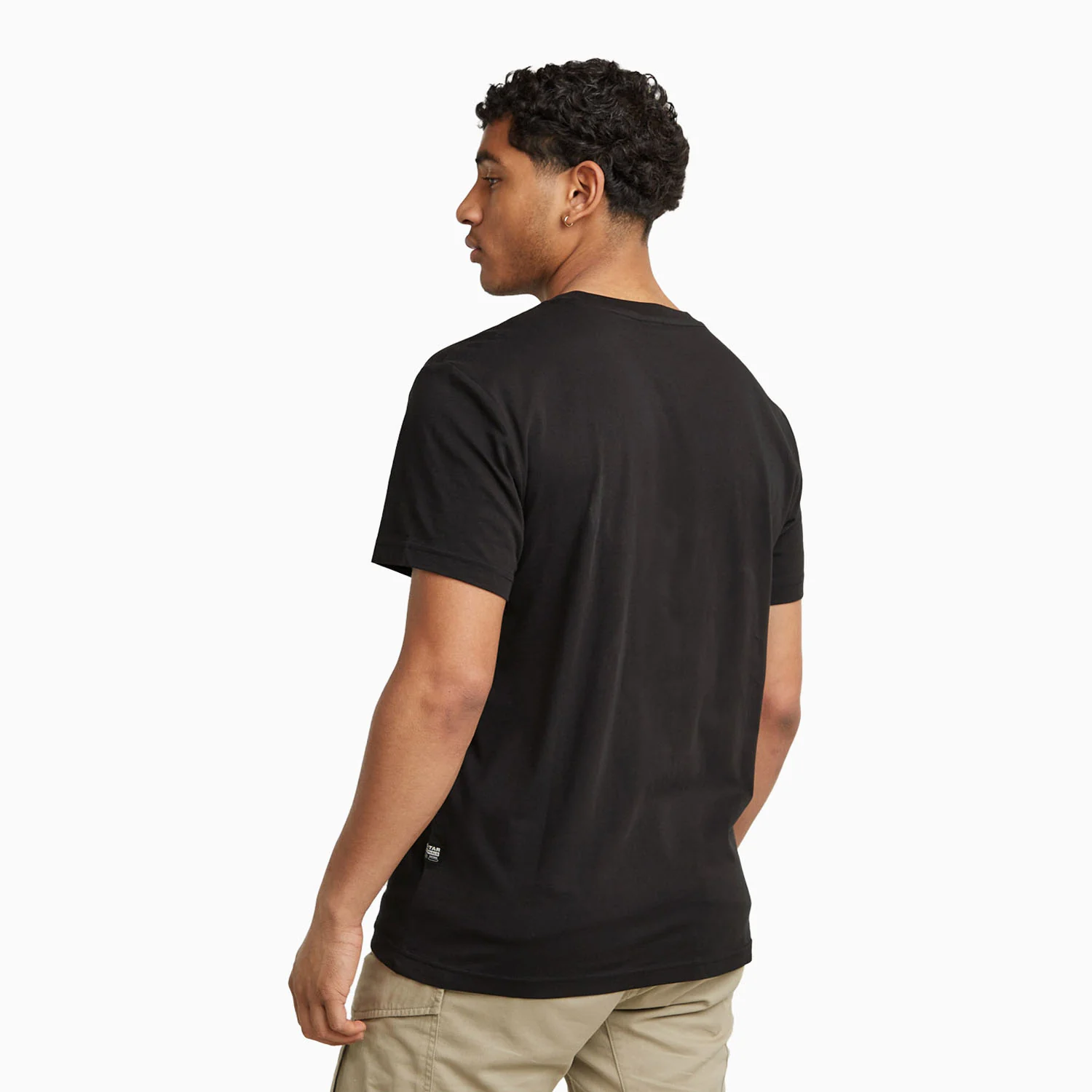 Men's Raw Graphic Crew Neck T Shirt - Image 3