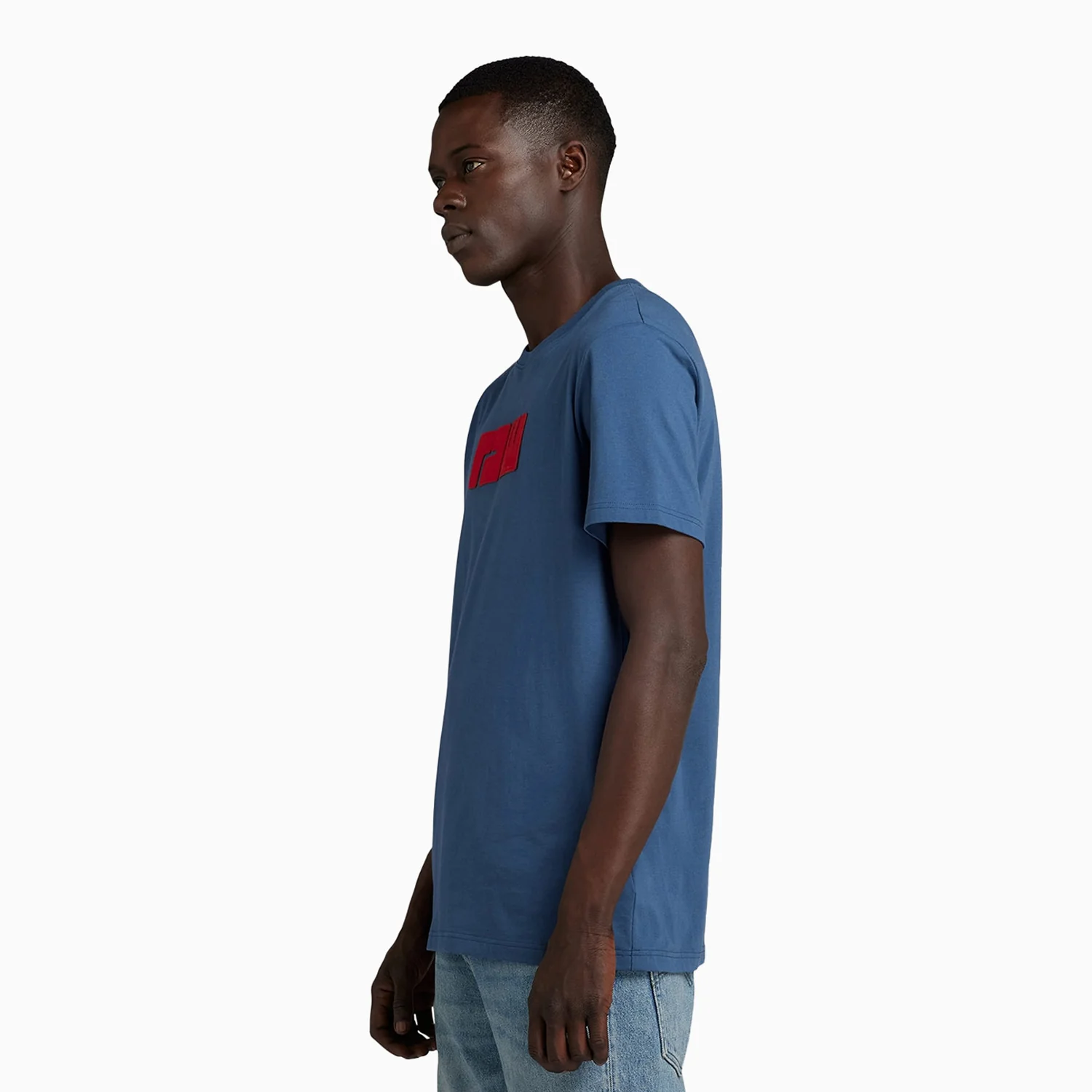 Men's Raw Logo Short Sleeve T Shirt - Image 4