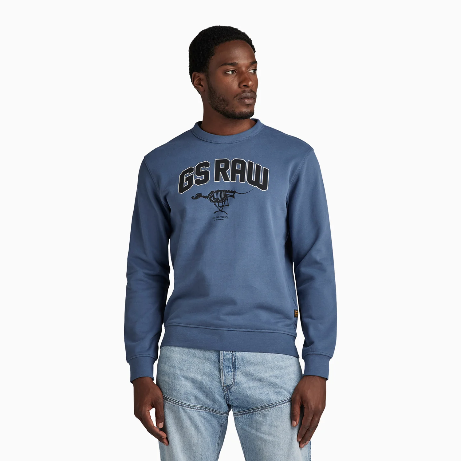 Men's Skeleton Dog Graphic Sweatshirt