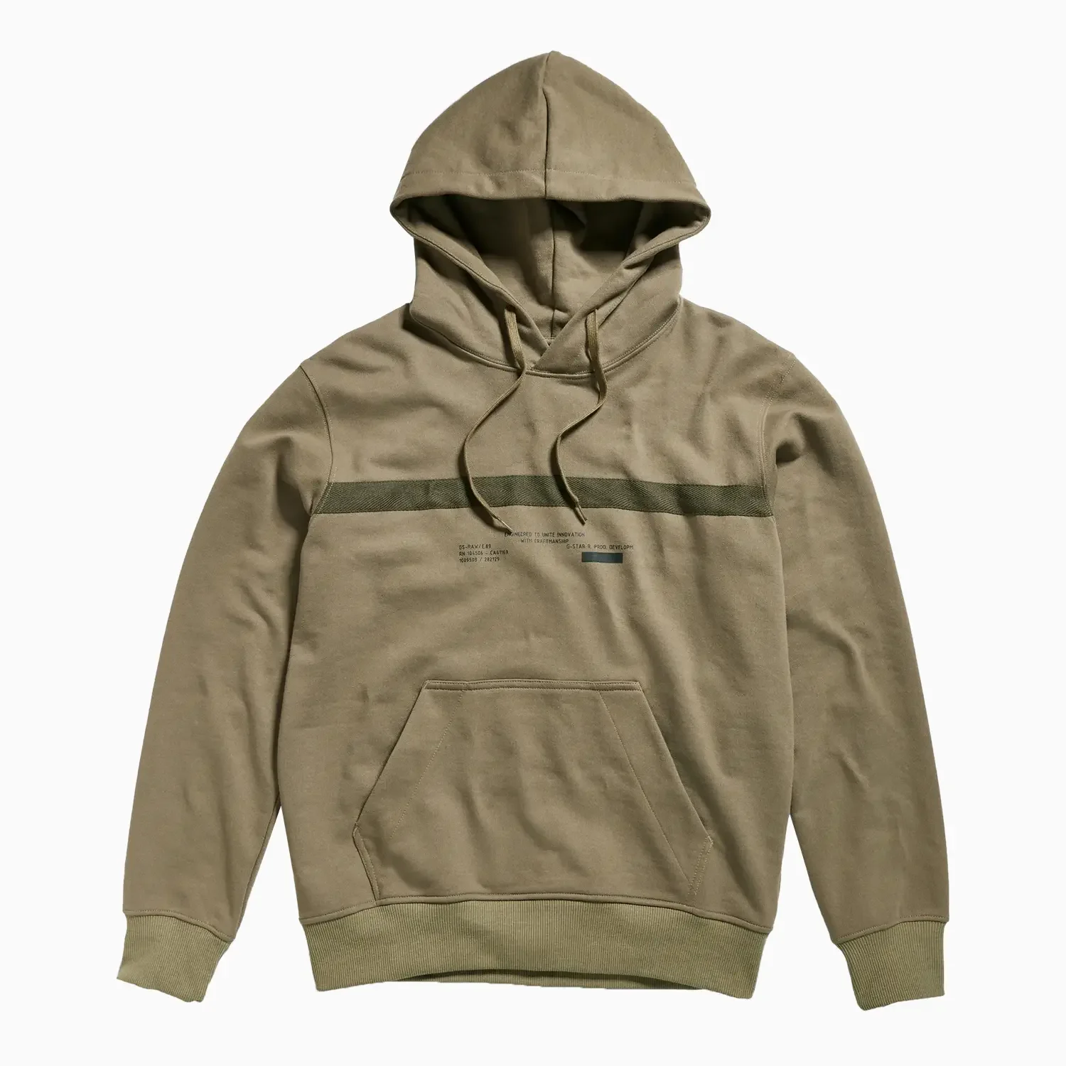 Men's Tape Pull Over Hoodie - Image 2