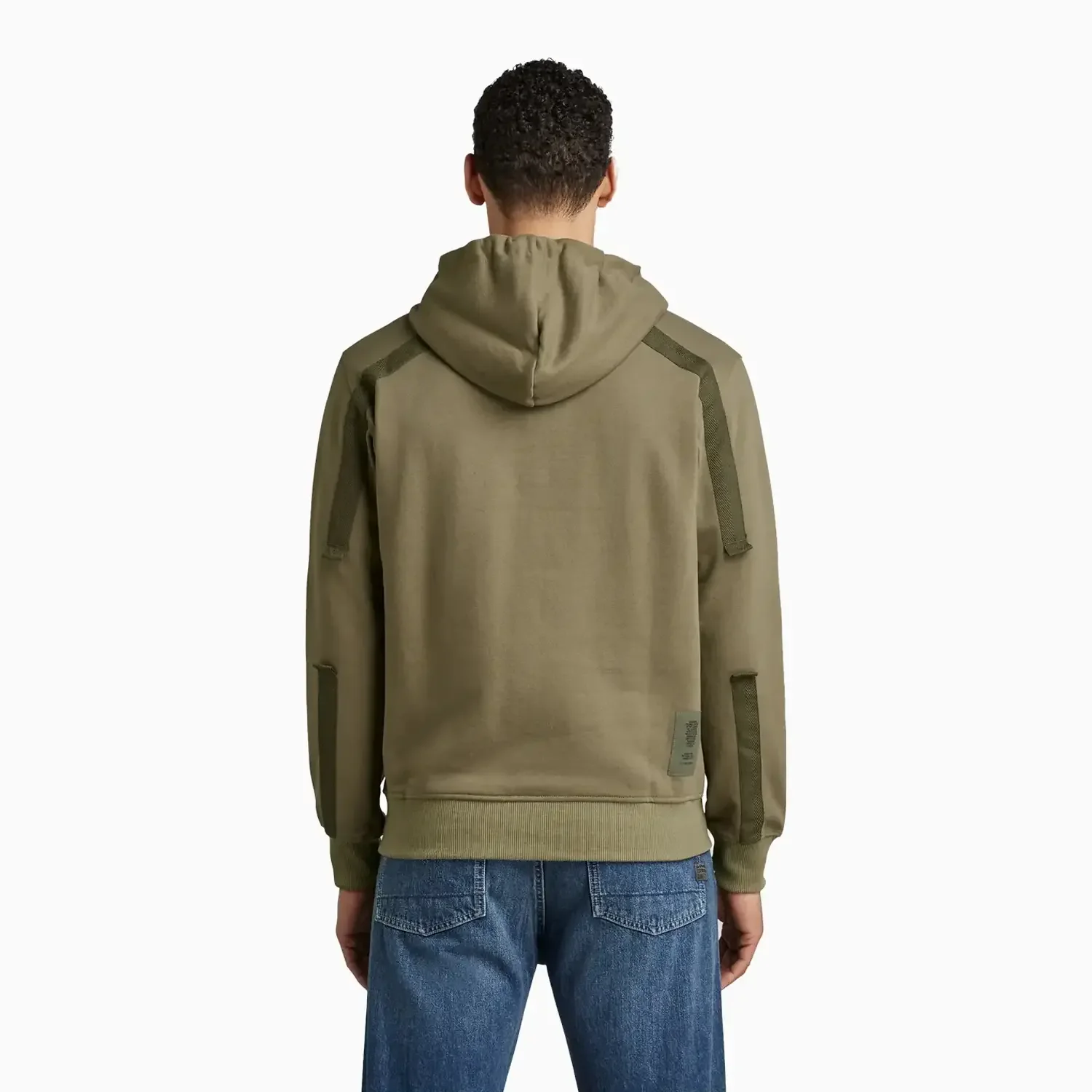Men's Tape Pull Over Hoodie - Image 3