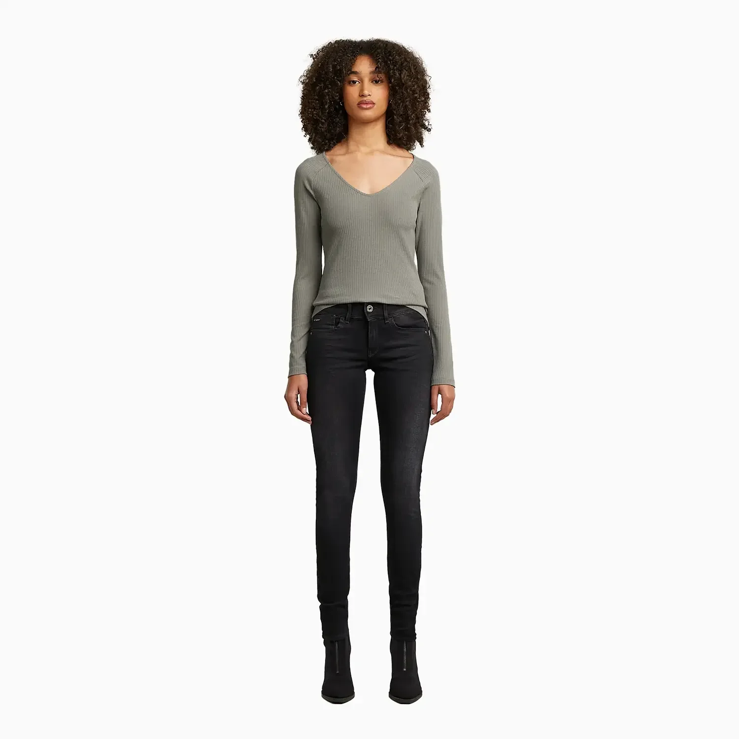 Women's Mid Lynn Skinny Denim Pant - Image 3