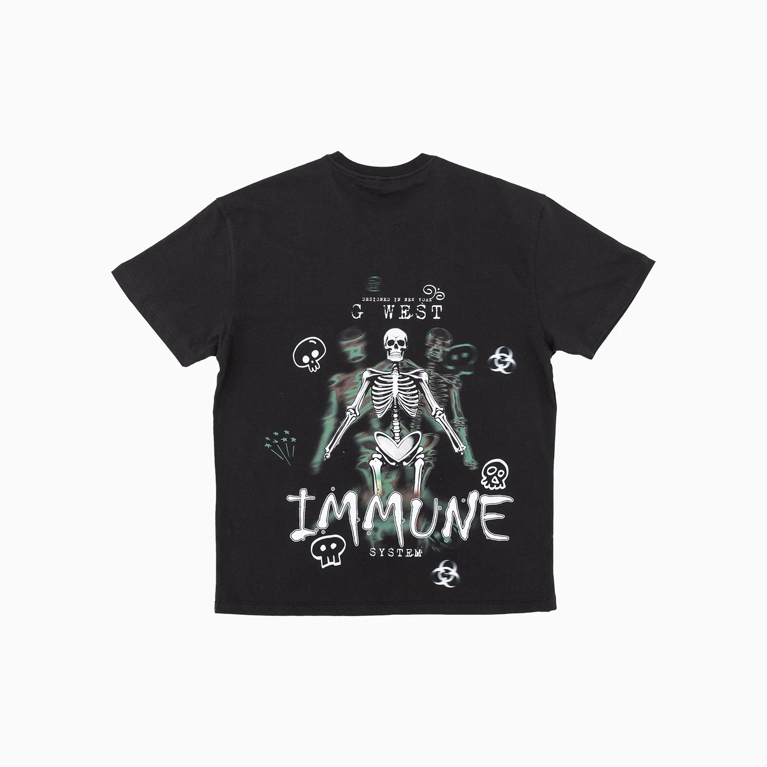 Men's Immune Skeleton T-Shirt And Shorts Outfit - Image 2