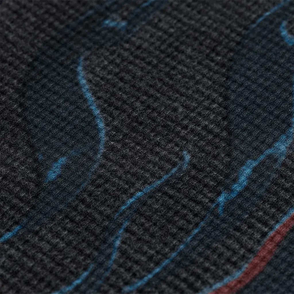 Men's Black Monday Thermal Sweatshirt - Image 4