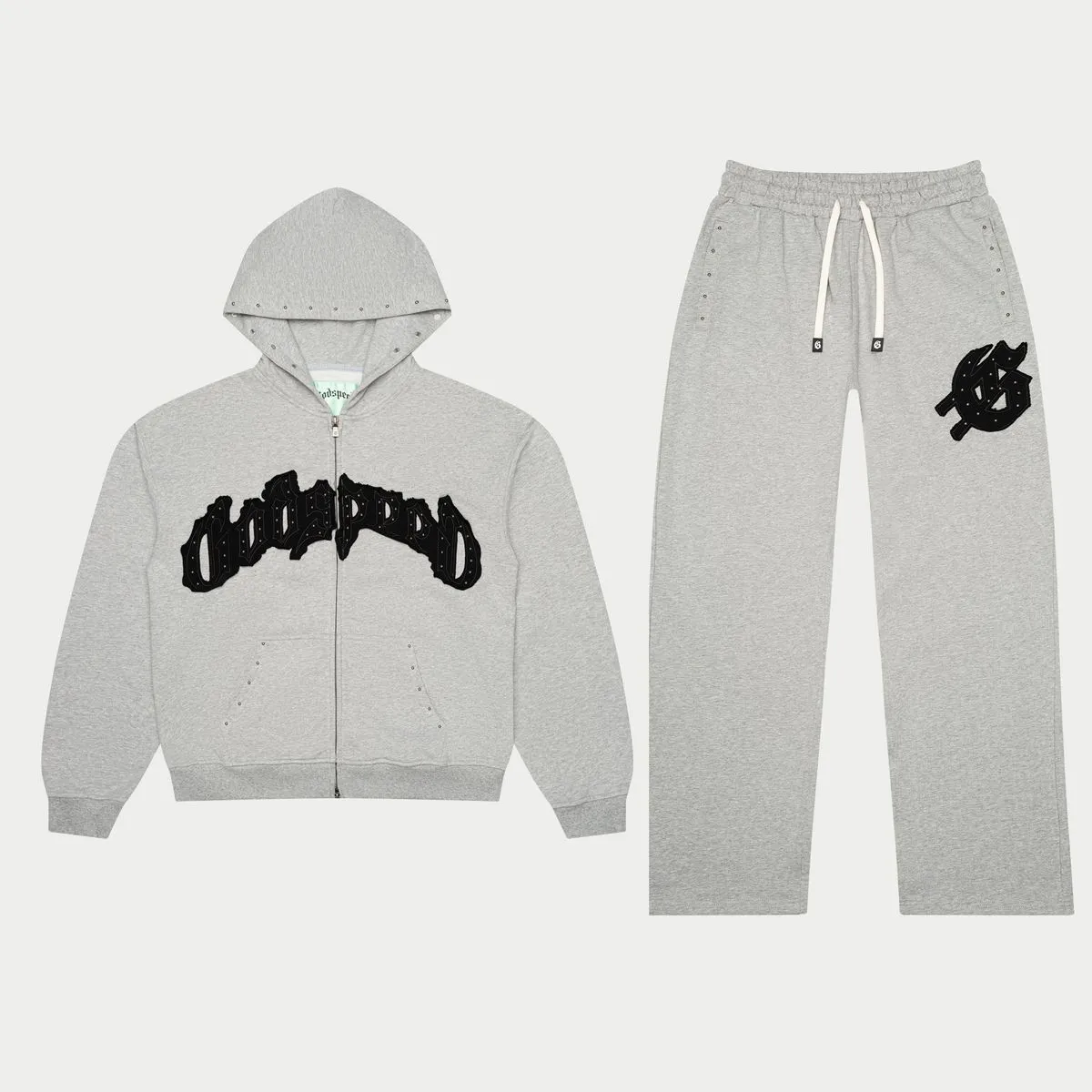 Men's Symmetric Studded Boom 2 Hoodie Set