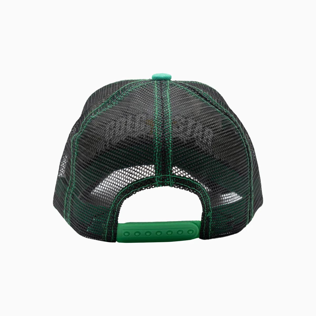 The Cartoon Green White Black Trucker Hat - Image 4