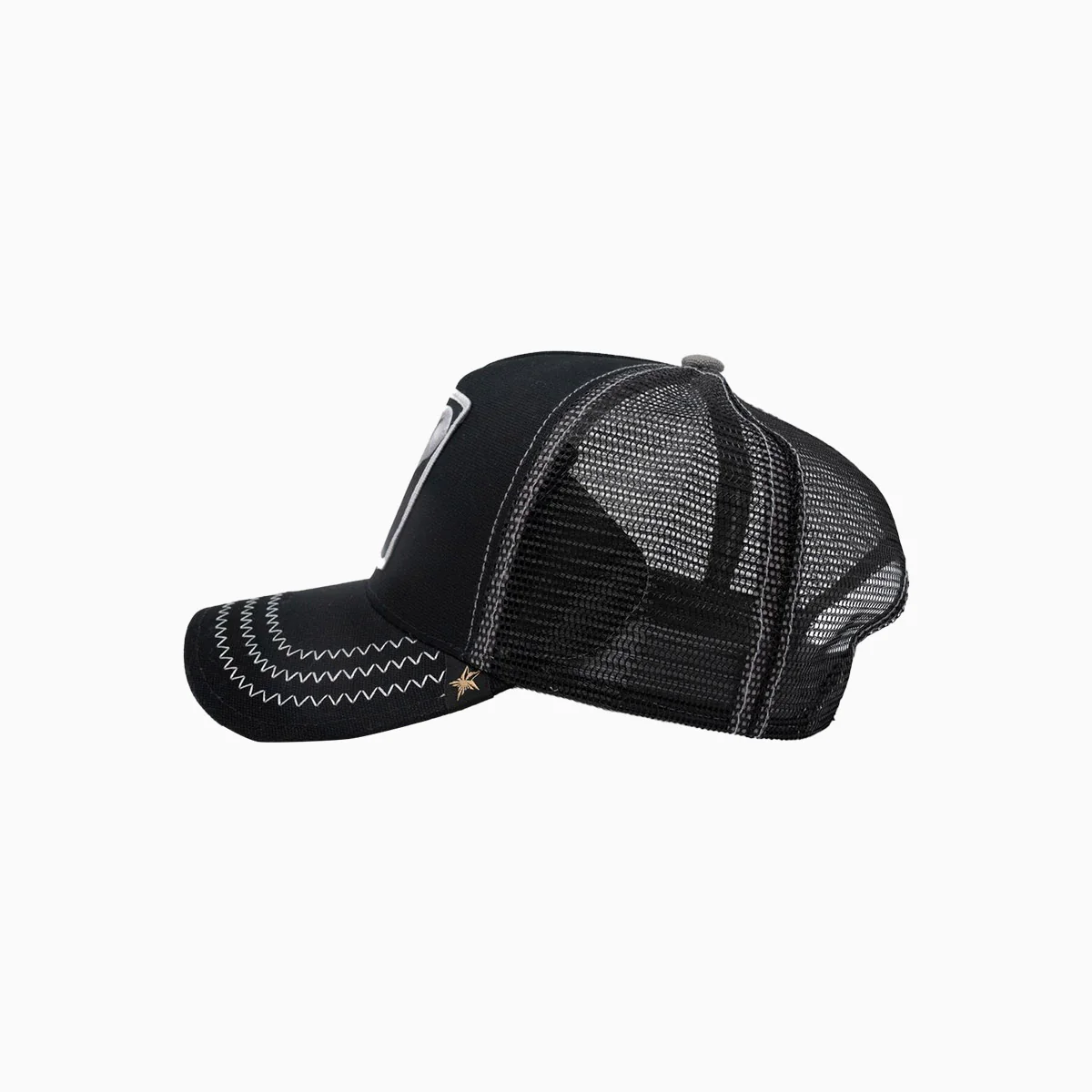 The Elephant Black Trucker Hat - Image 3