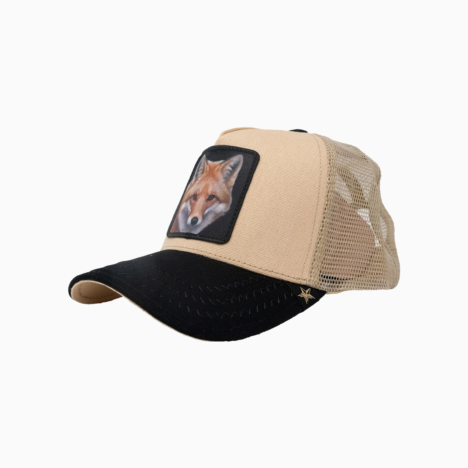 The Fox Beige Trucker Hat - Image 2