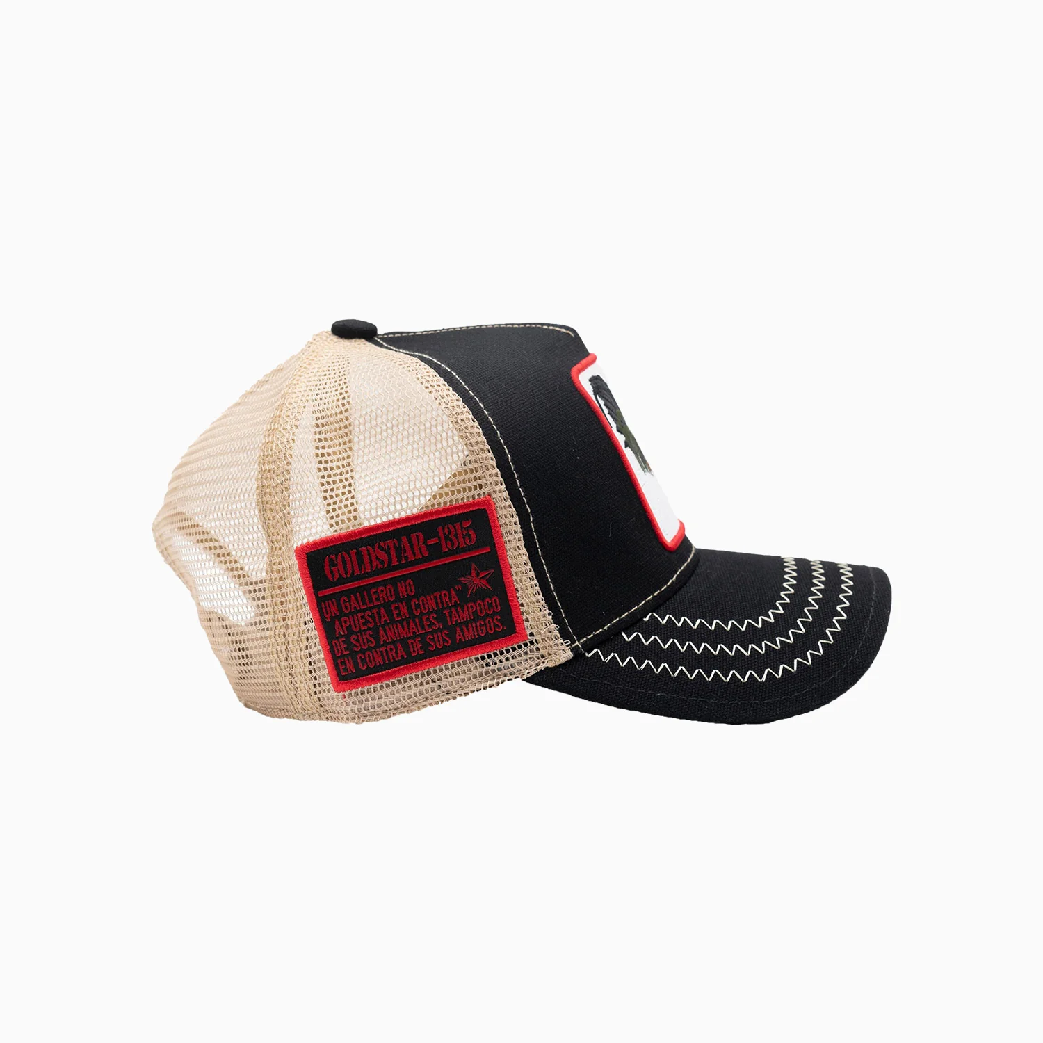 The Rooster Black Trucker Hat - Image 3