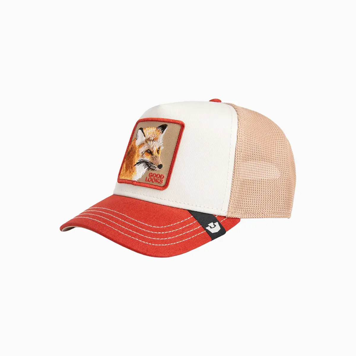 Tricolor Fox Trucker Hat - Image 3