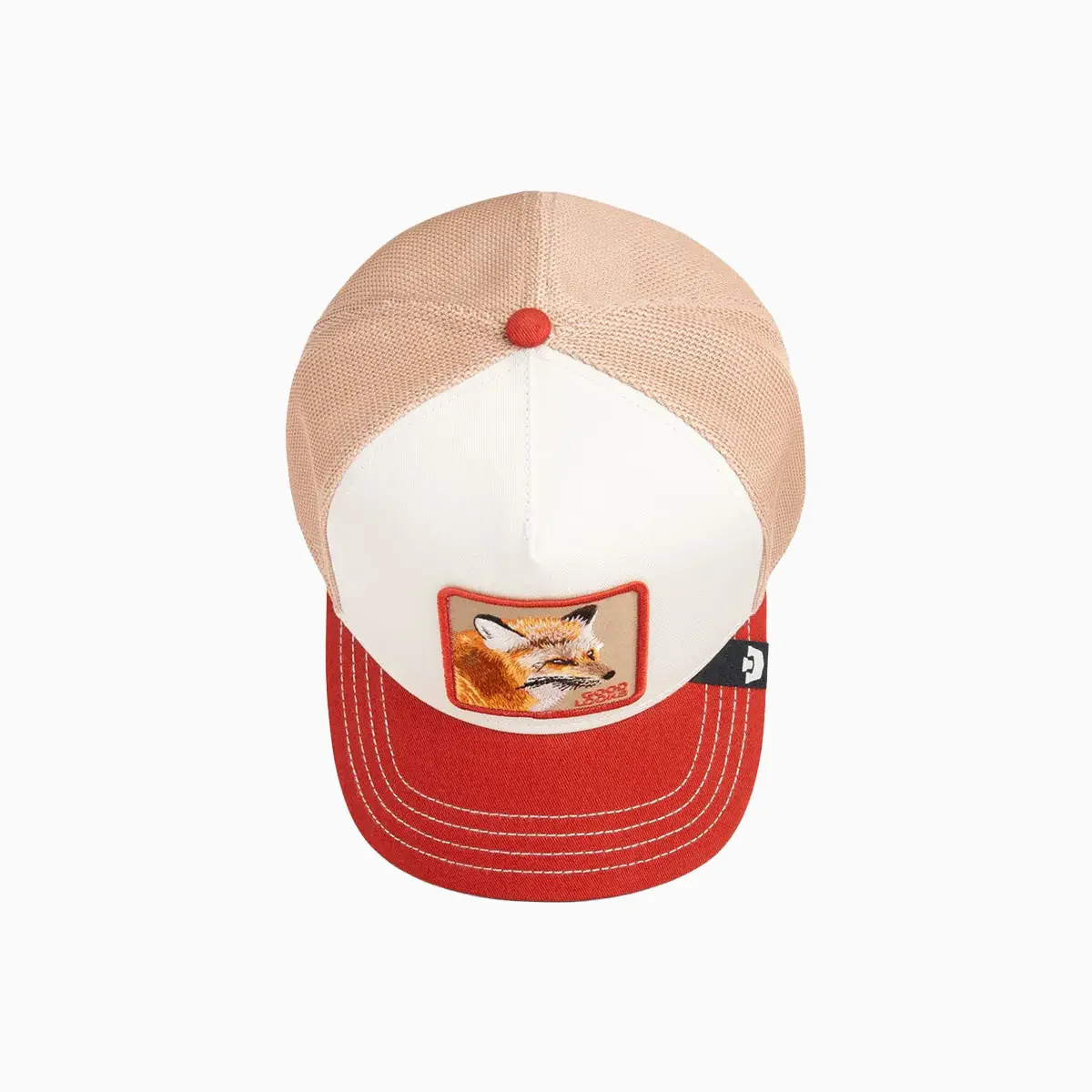 Tricolor Fox Trucker Hat - Image 5