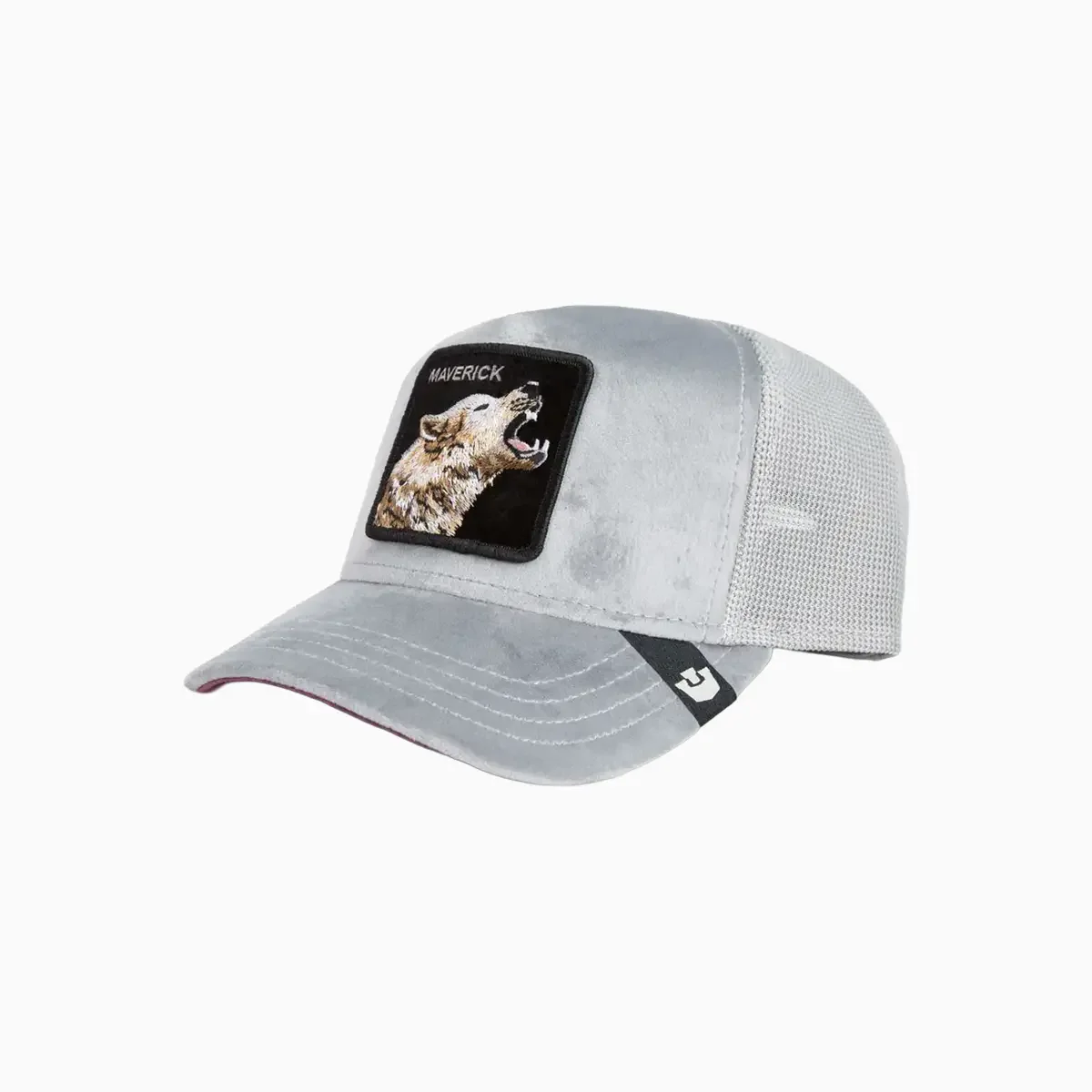 Velour Wolf Trucker Hat - Image 3