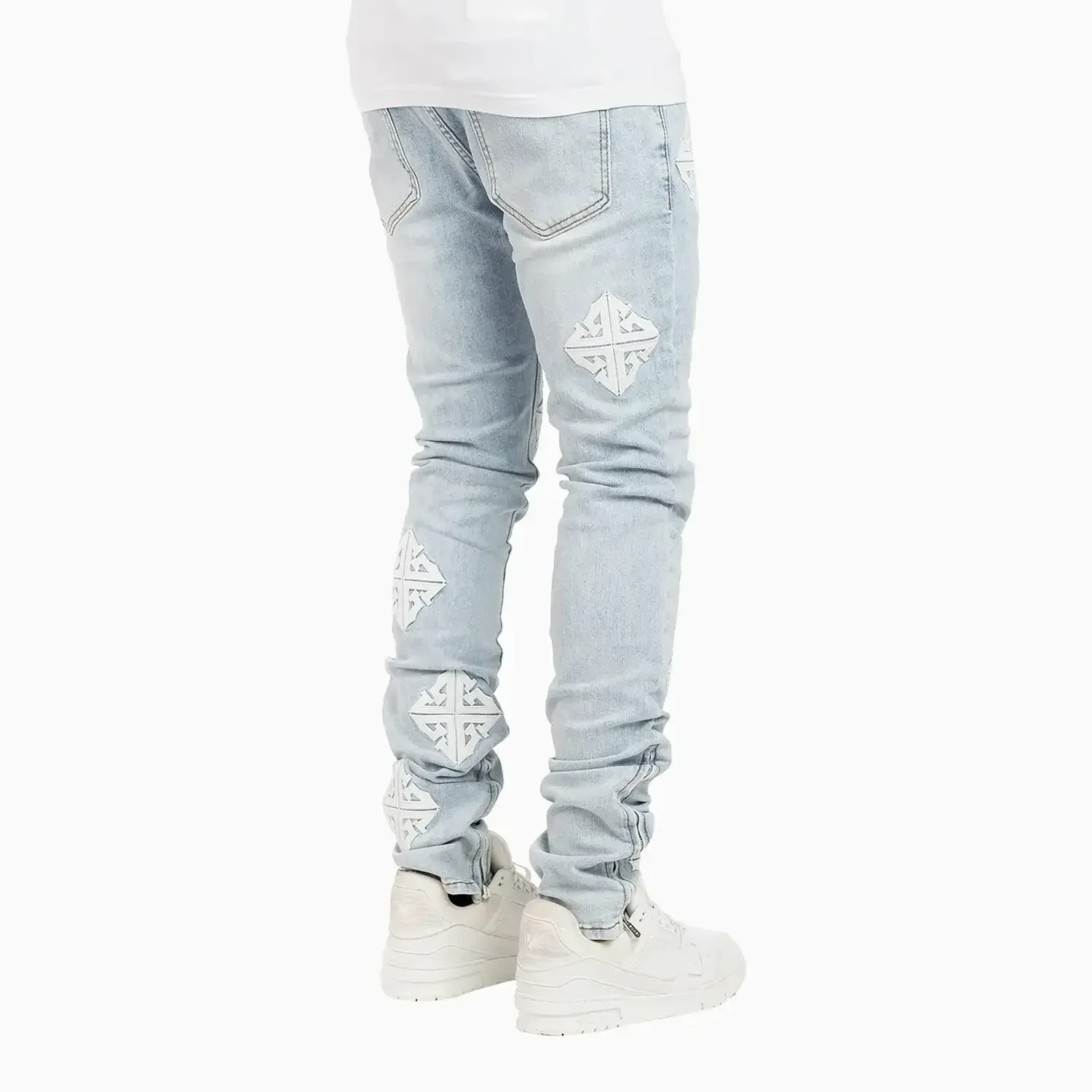 Men's Aqua Blue Icon Denim V2 Pant - Image 2