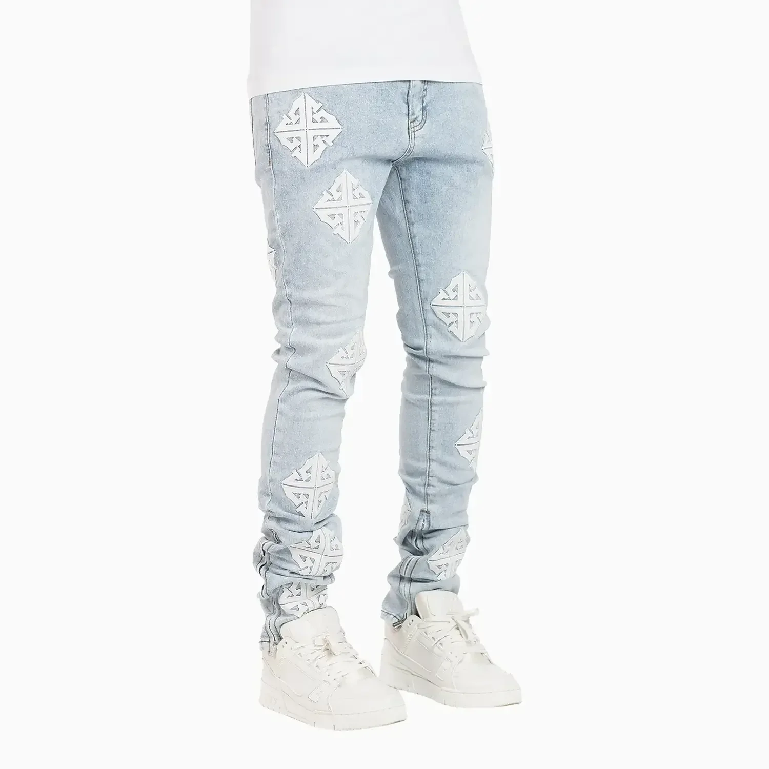 Men's Aqua Blue Icon Denim V2 Pant - Image 5