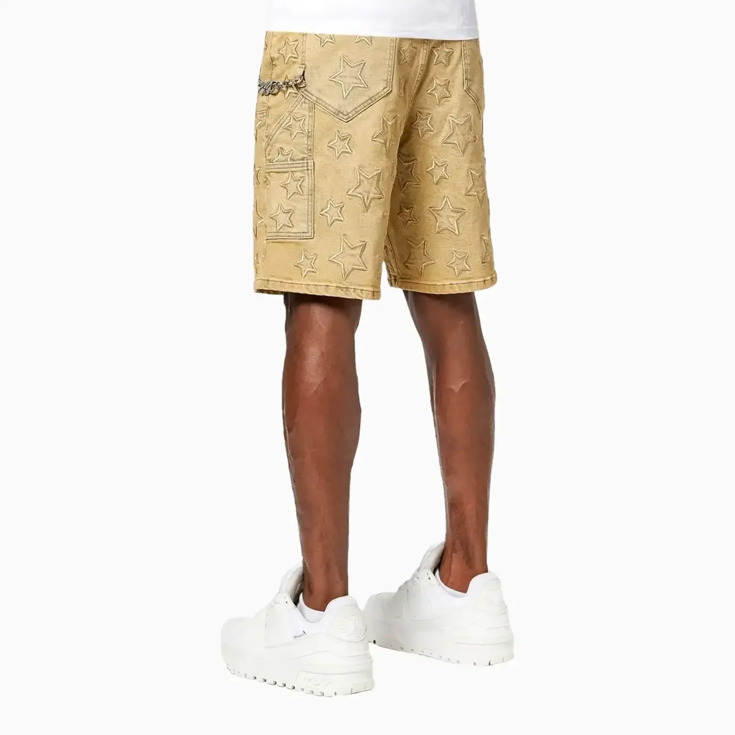 Men's Vintage Stars Denim Shorts - Image 3