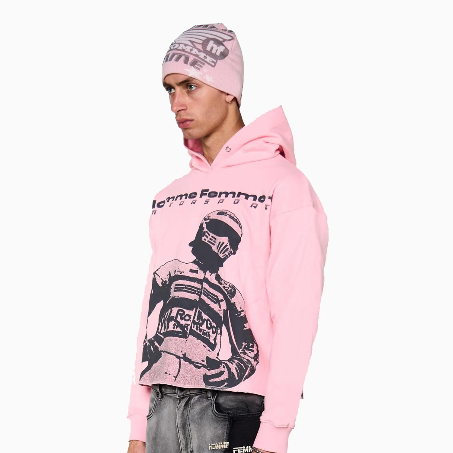 Men's Motorsport Pull Over Hoodie - Image 3