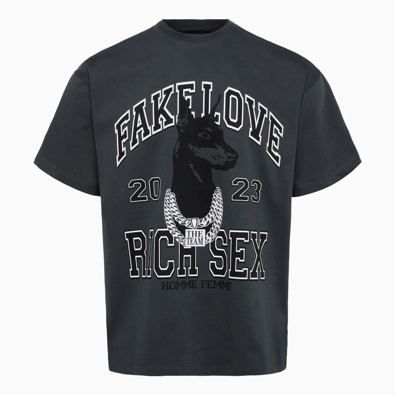 Men's Purebred Charcoal T-Shirt - Image 2