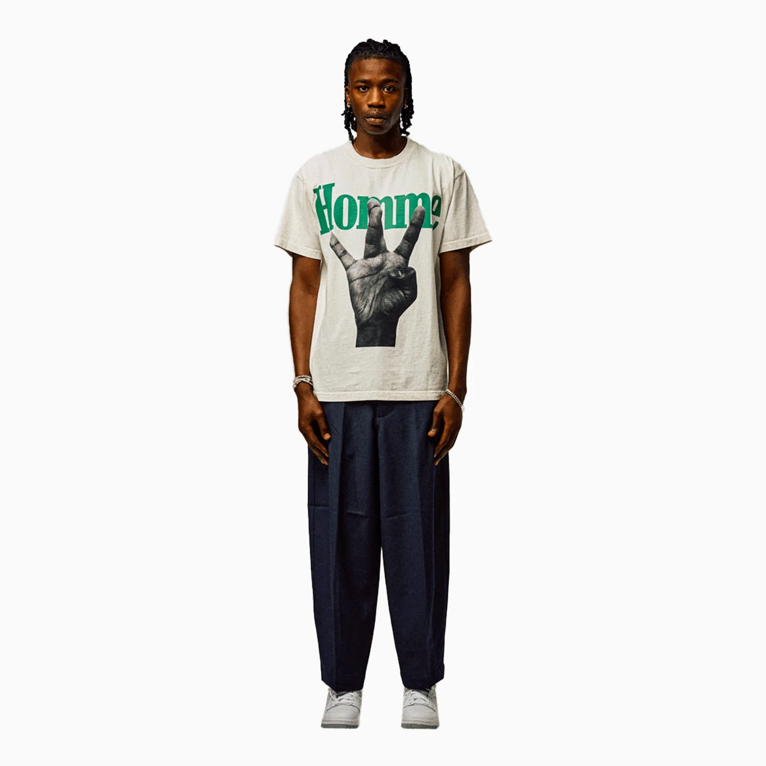Men's Twisted Fingers Short Sleeve T-Shirt - Image 5