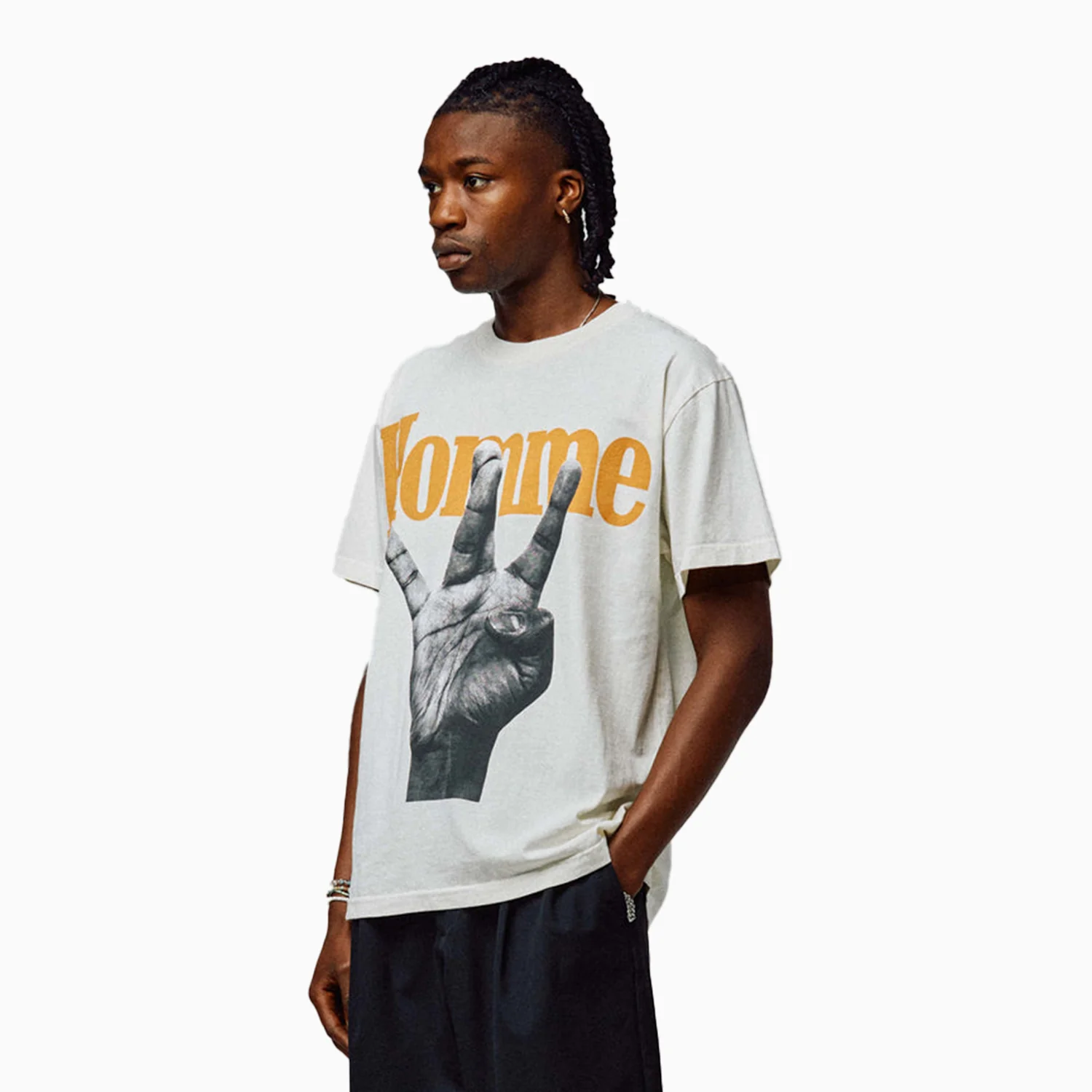Men's Twisted Fingers T Shirt - Image 3