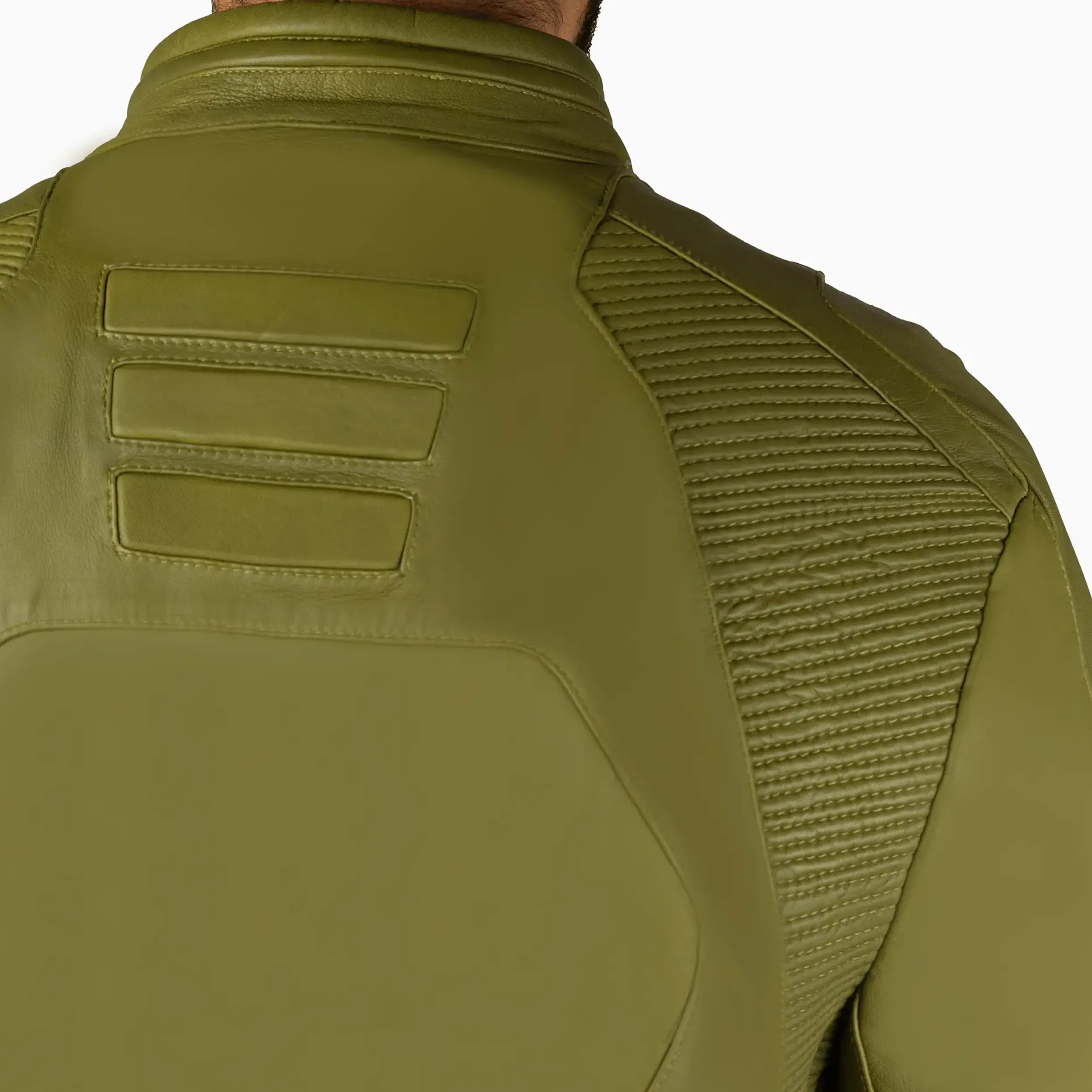 Men's Husdon Moto Leather Jacket - Image 4