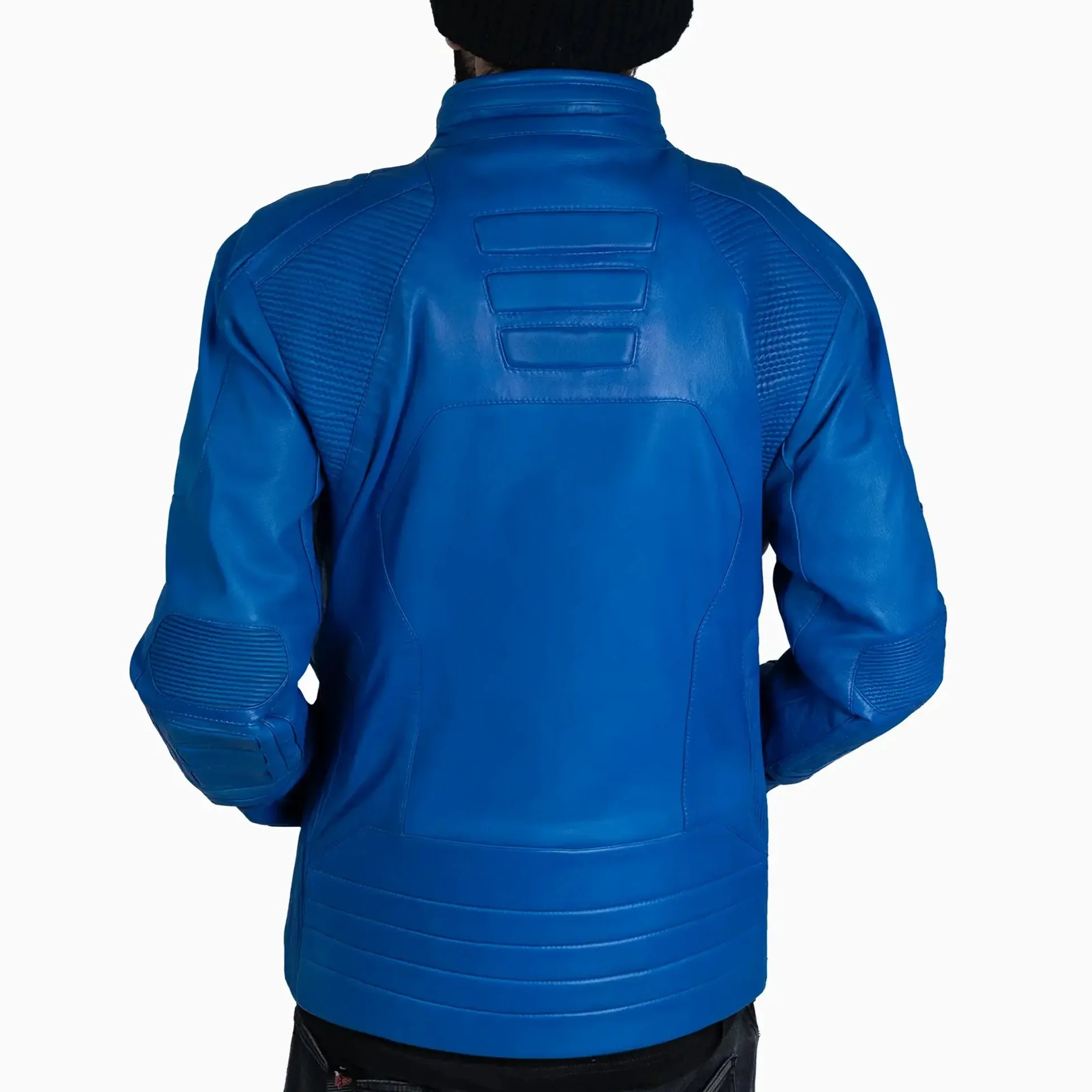 Men's Husdon Moto Leather Jacket - Image 2