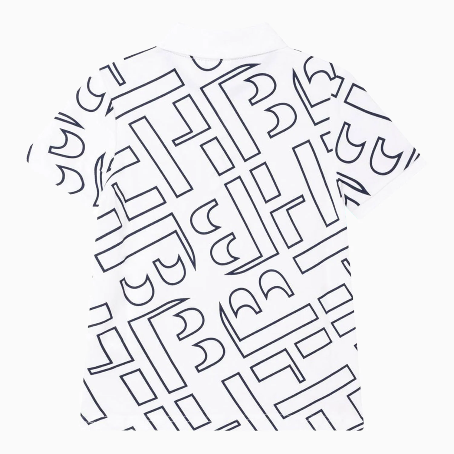 Kid's HB Print All Over Polo Shirt - Image 2