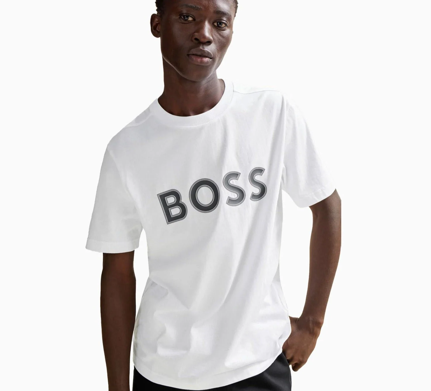 Men's Cotton Jersey Regular Fit T-Shirt With Logo Print - Image 4