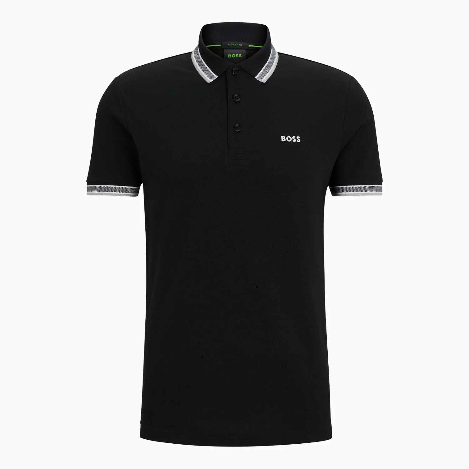 Men's Cotton-Pique Polo Shirt With Contrast Logo - Image 2