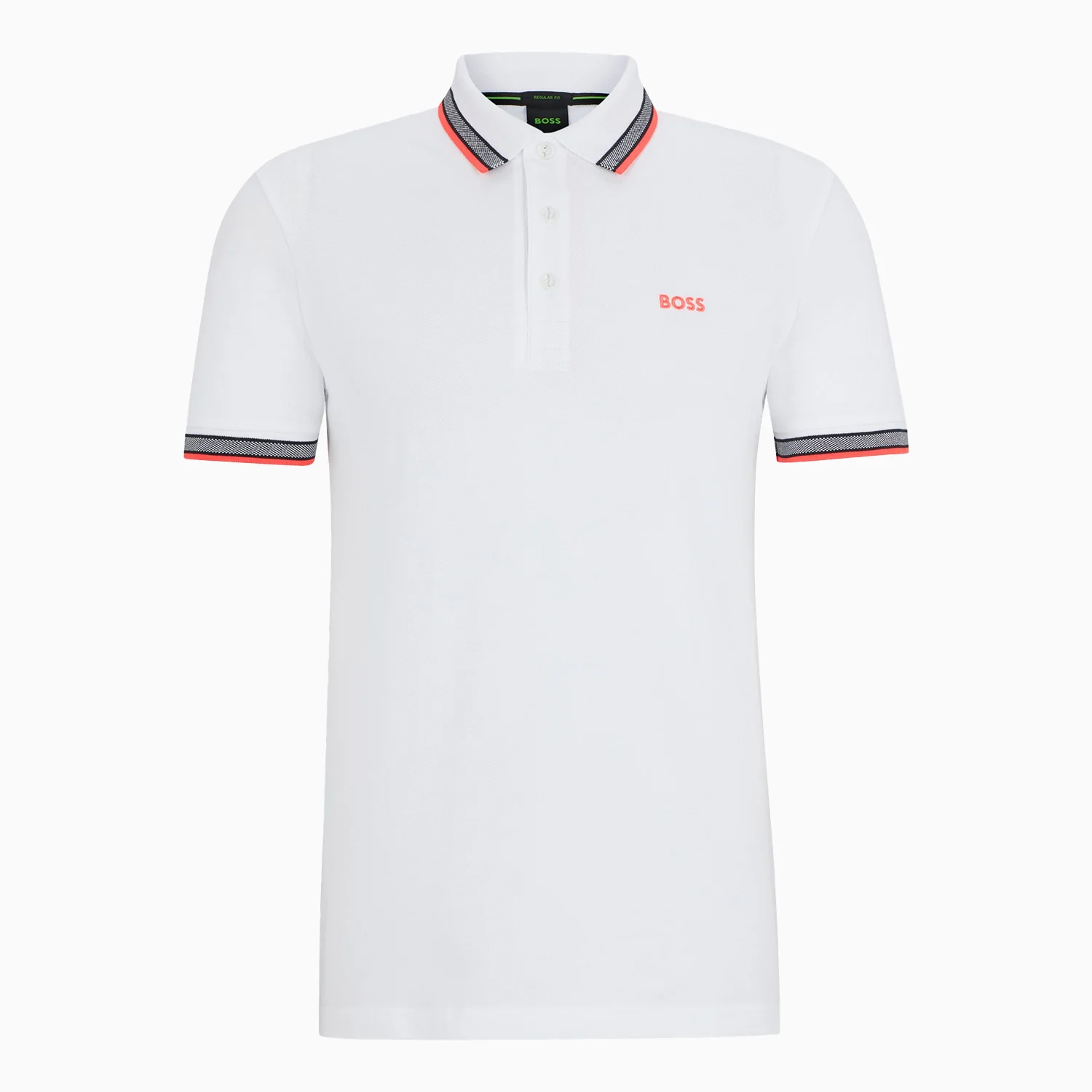 Men's Cotton-Pique Polo Shirt With Contrast Logo - Image 2
