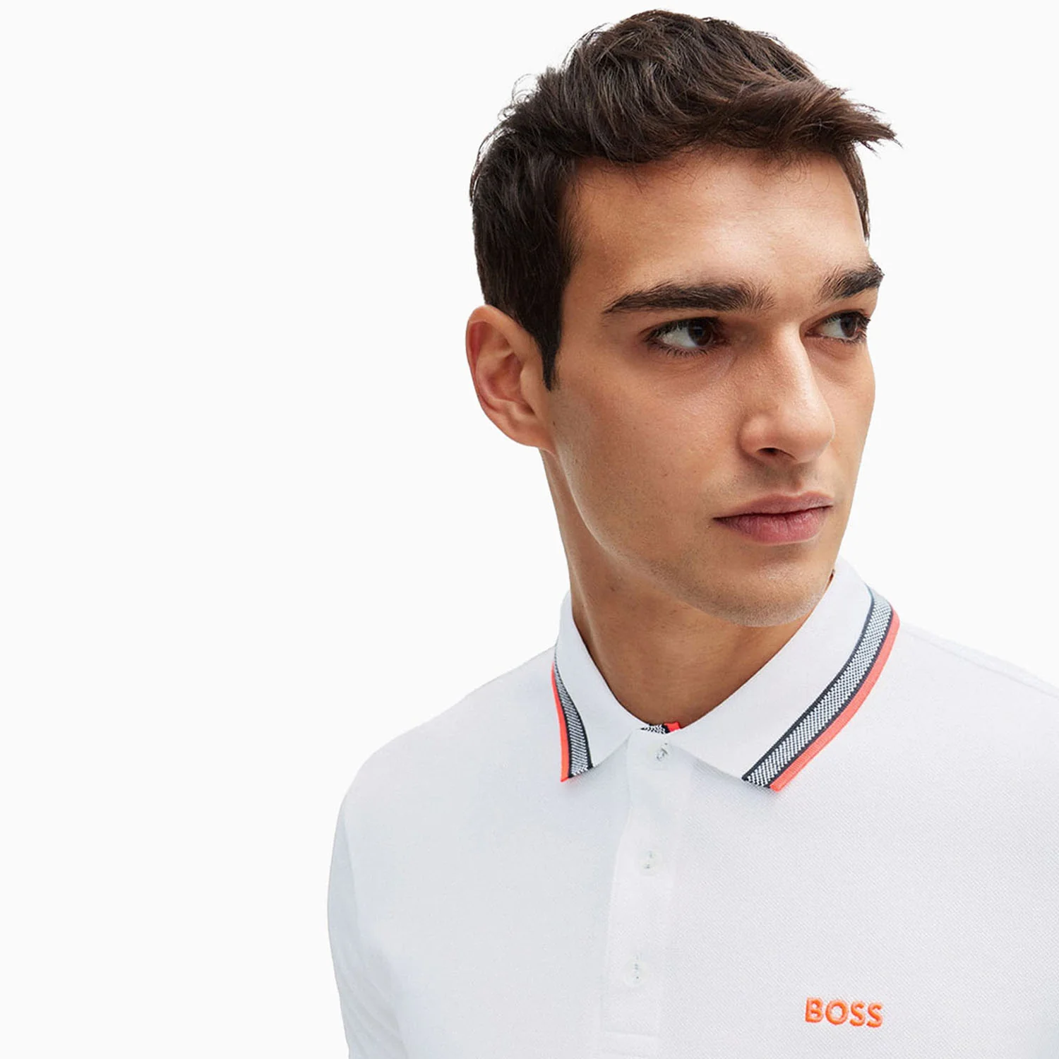 Men's Cotton-Pique Polo Shirt With Contrast Logo - Image 5