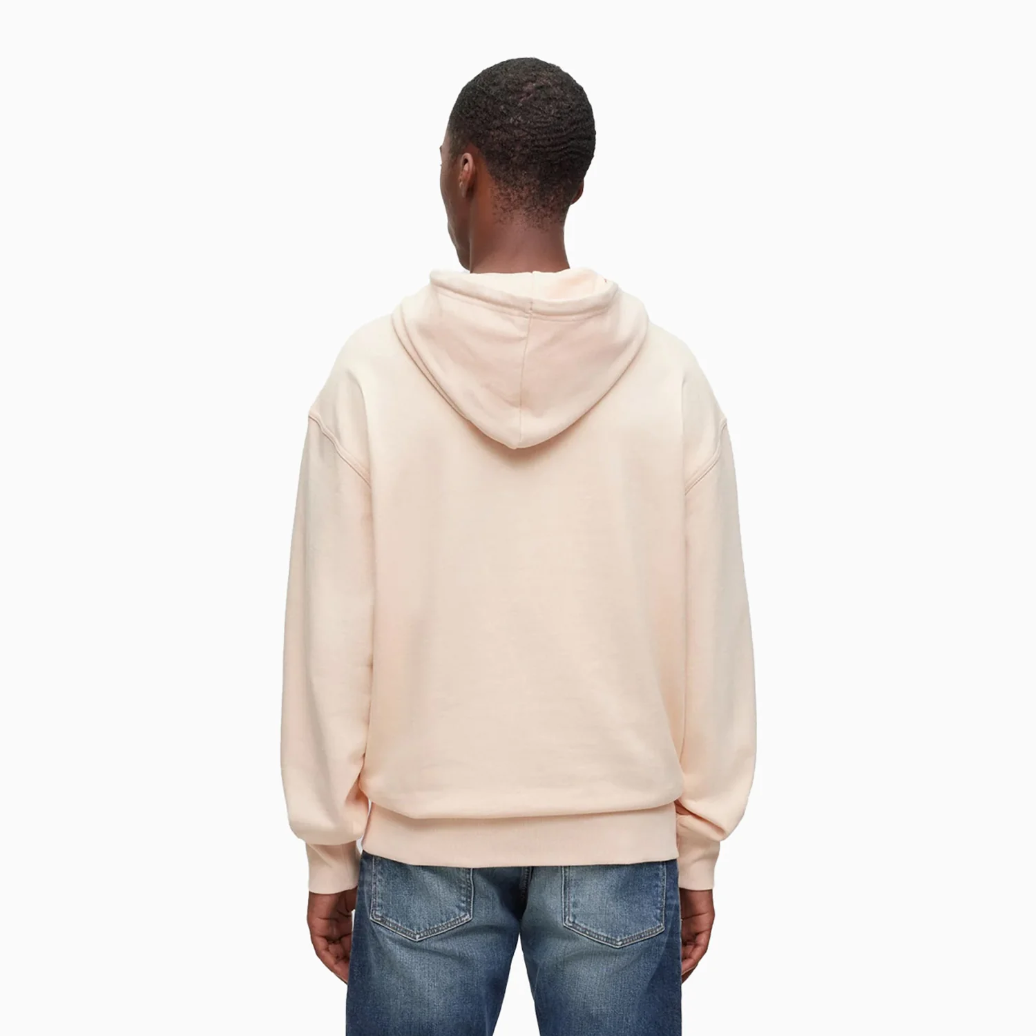 Men's Logo Print Hoodie In French Terry Cotton - Image 3