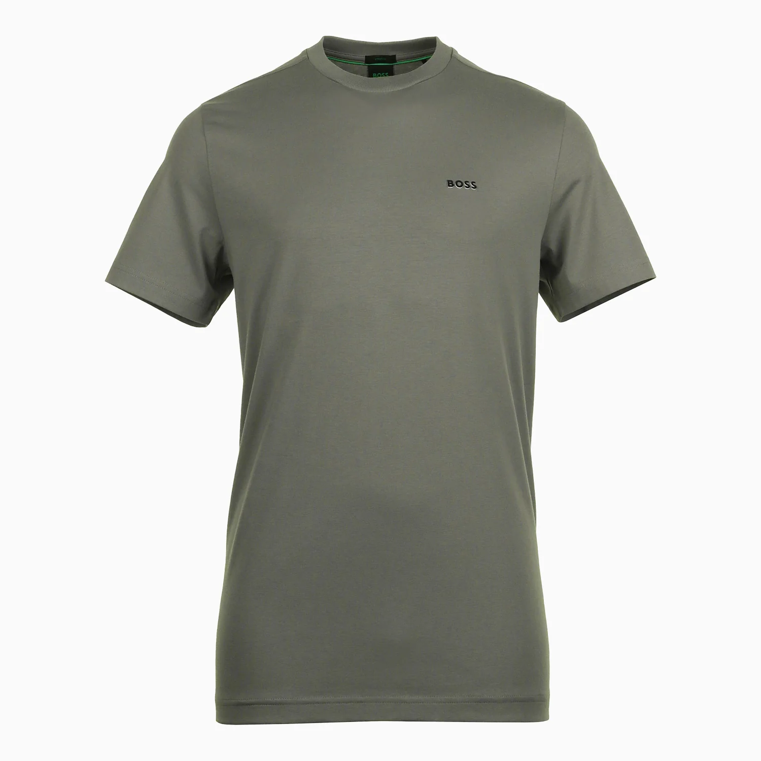 Men's Stretch Cotton Regular Fit T-Shirt With Contrast Logo - Image 6