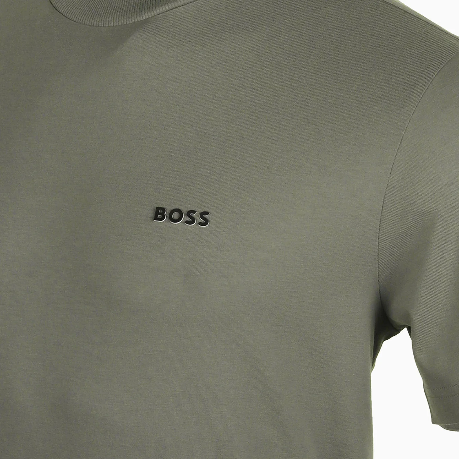 Men's Stretch Cotton Regular Fit T-Shirt With Contrast Logo - Image 8