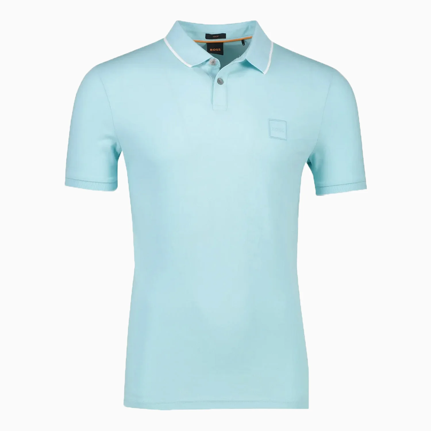 Men's Stretch Cotton Slim Fit Polo Shirt - Image 2