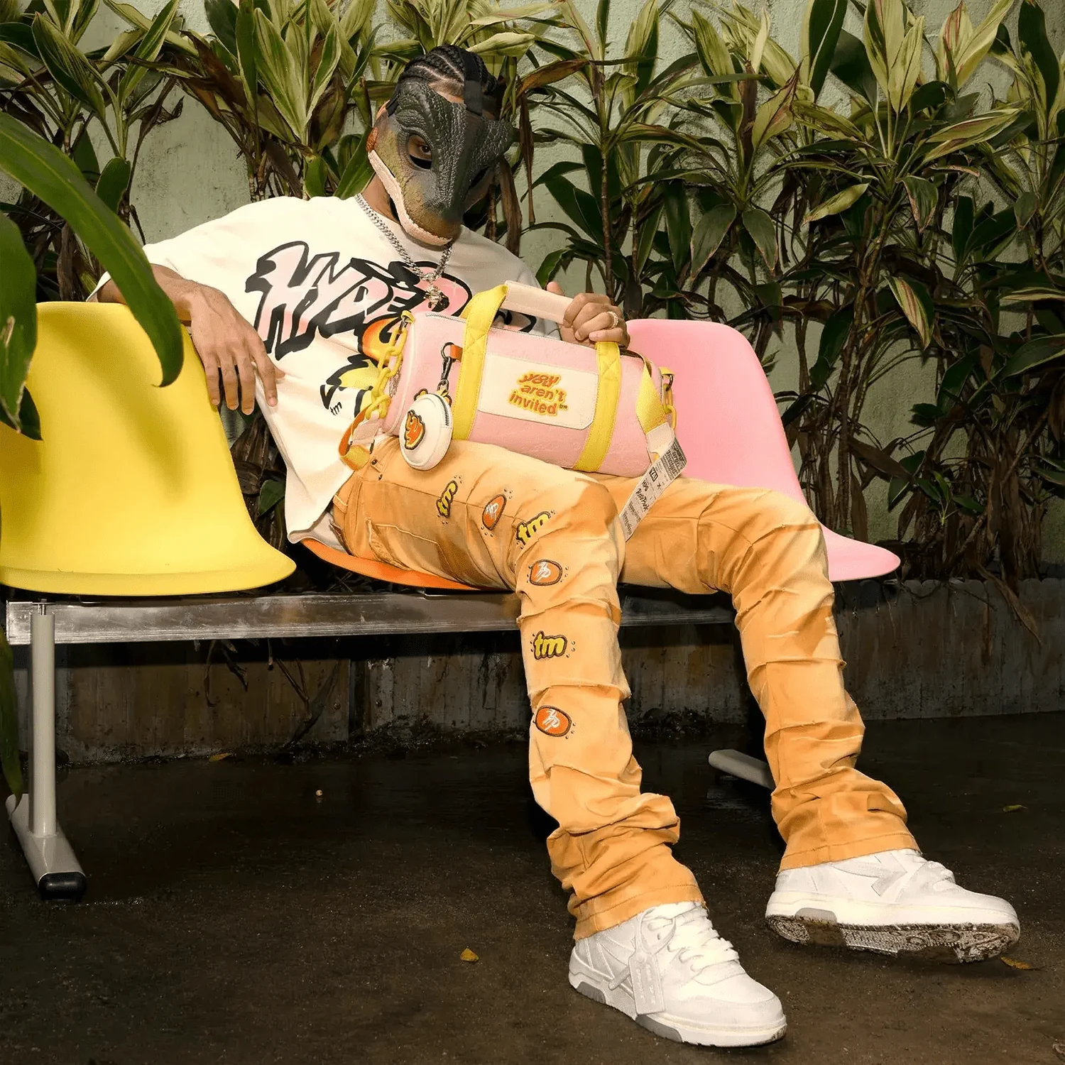 Men's Crinkle Gold Denim Pant - Image 6
