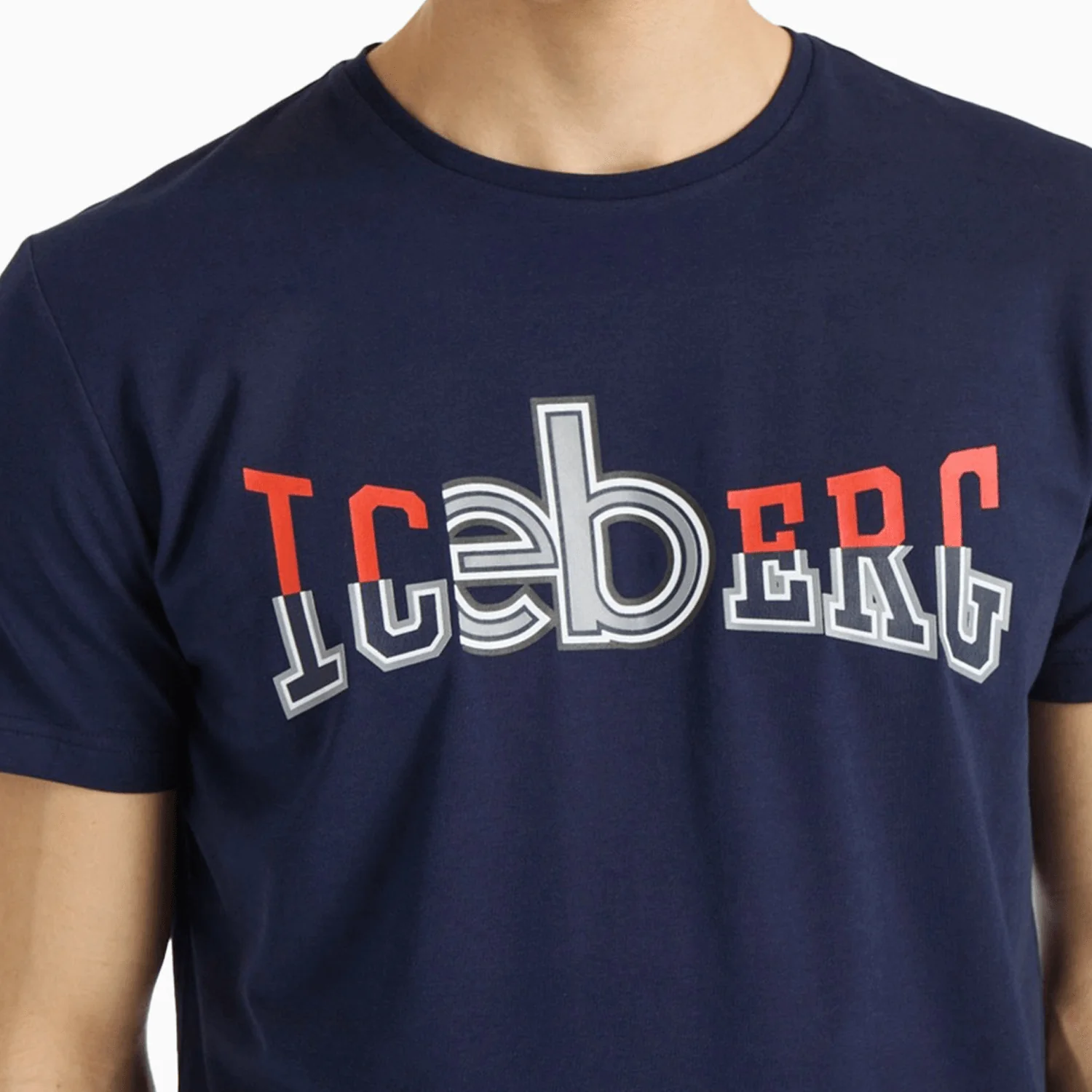 Men's 3D Effect Logo T Shirt - Image 3