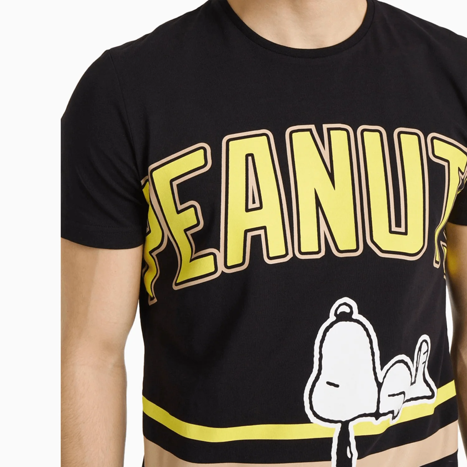 Men's Snoopy Peanuts Crewneck T Shirt - Image 3