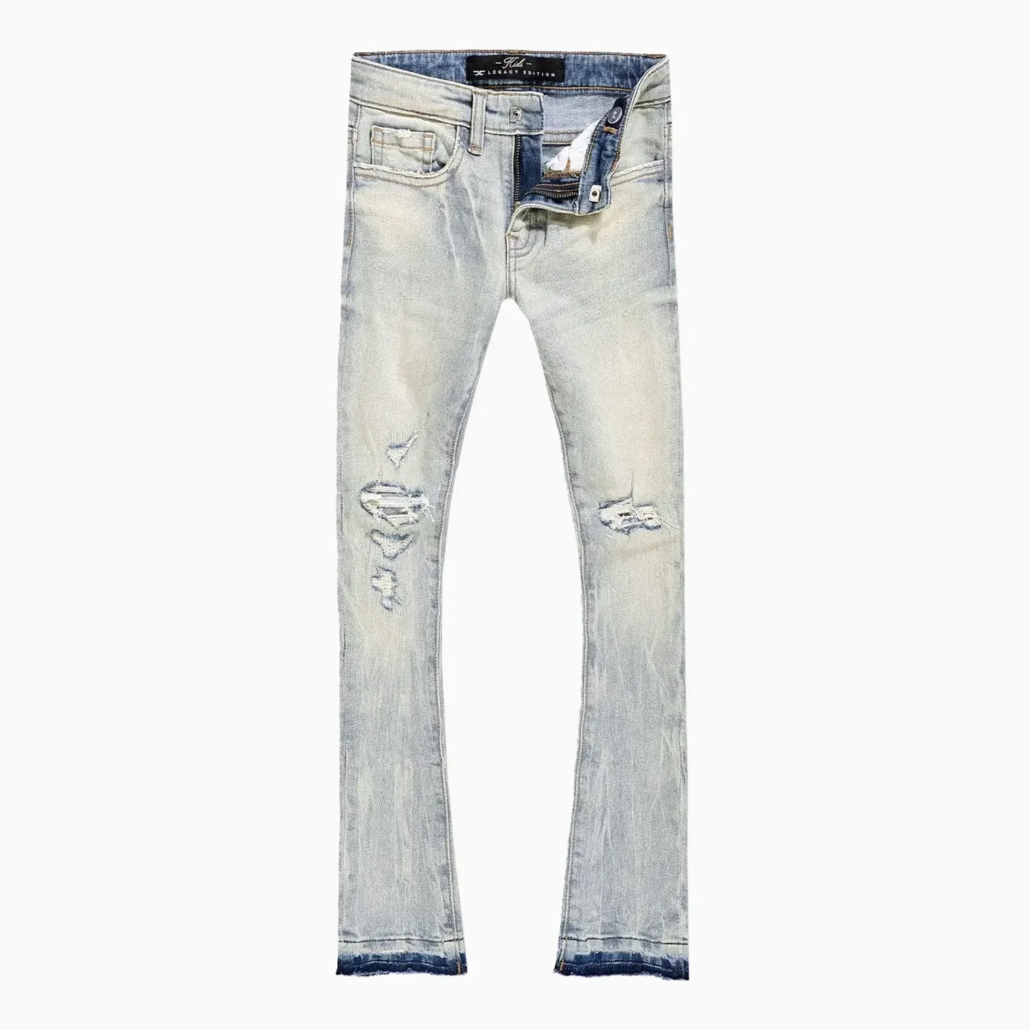 Kid's Attitude Stacked Denim Pant