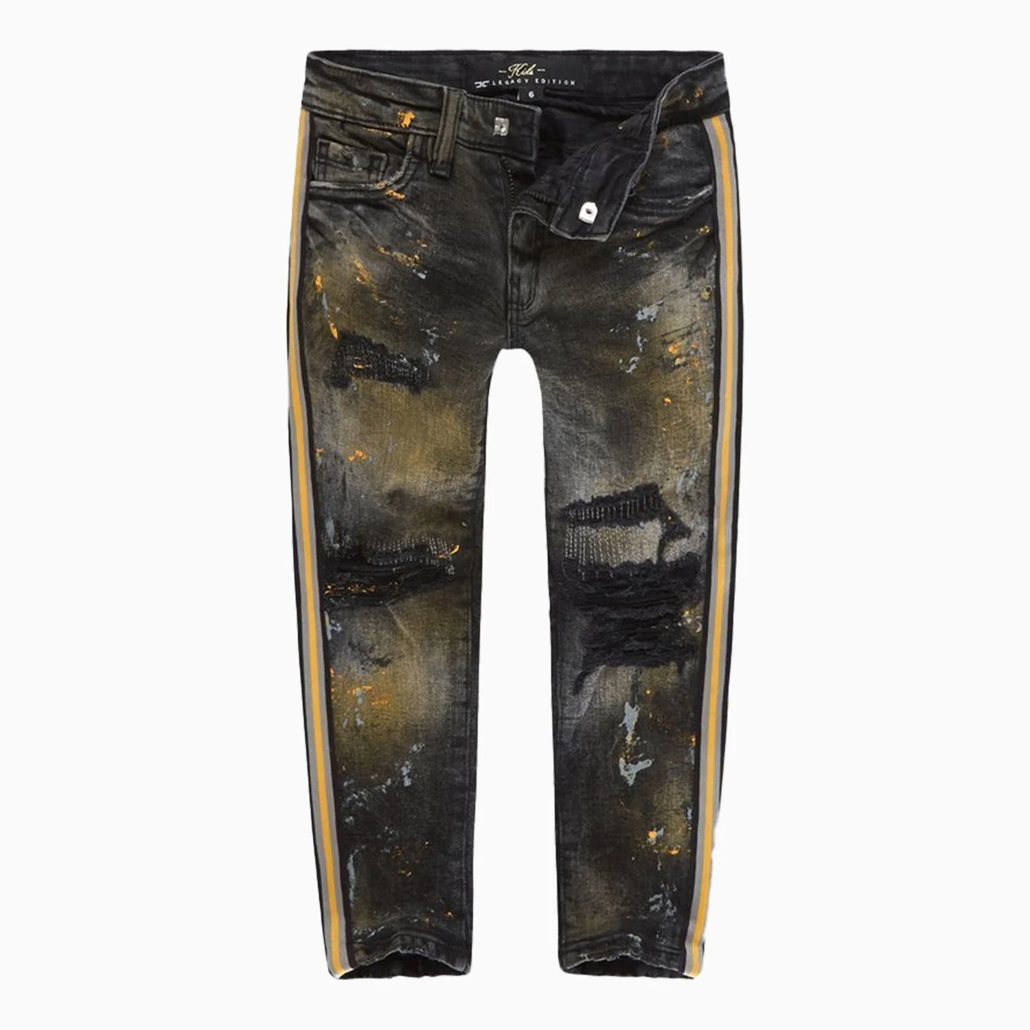 Kid's Sparta Striped Denim Pant - Image 9