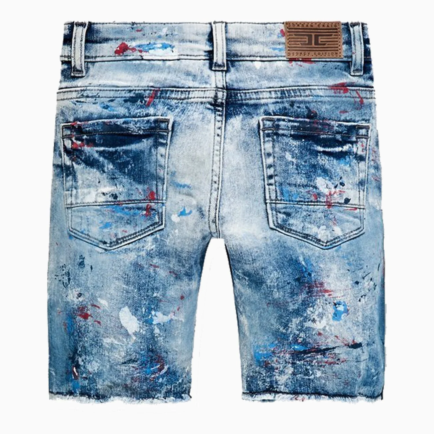 Kid's Striped Denim Short - Image 4