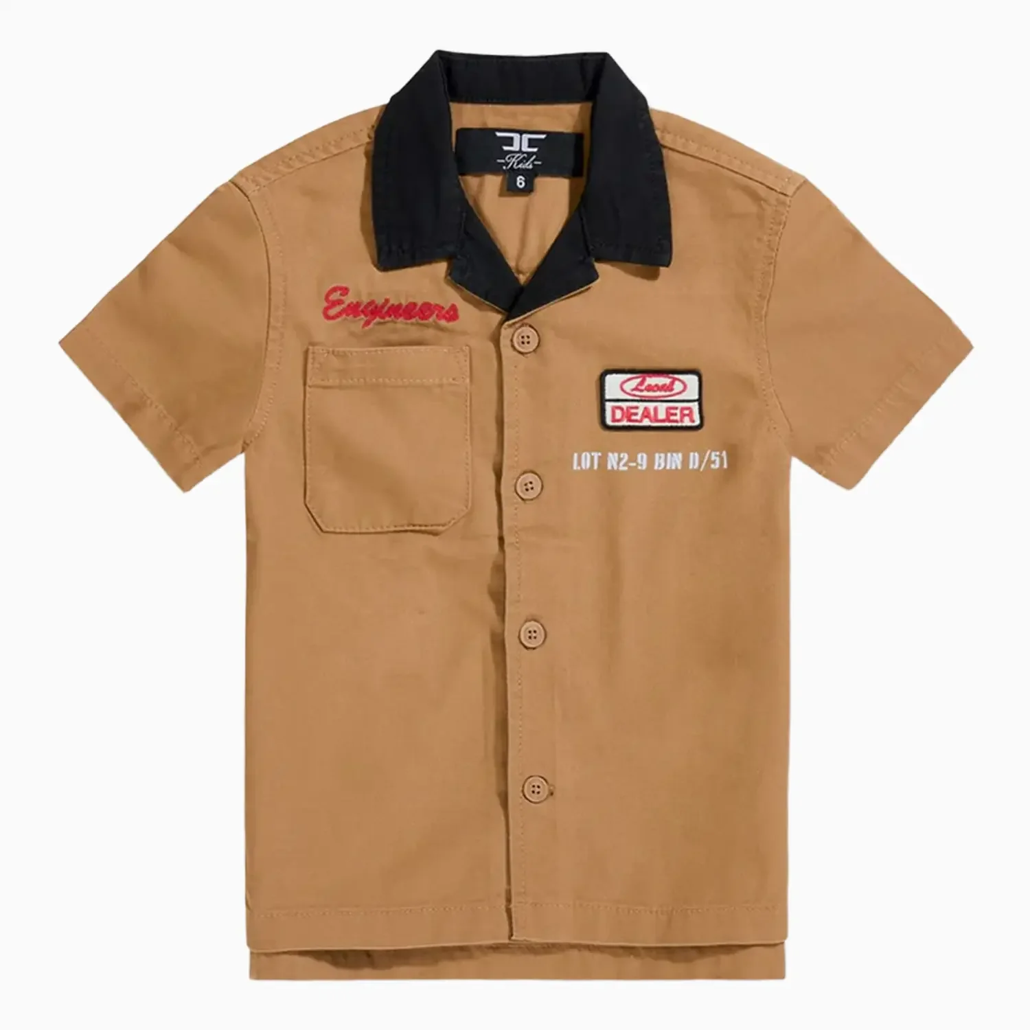 Kid's The Re-Up Mechanic Shirt and Shorts Outfit - Image 4