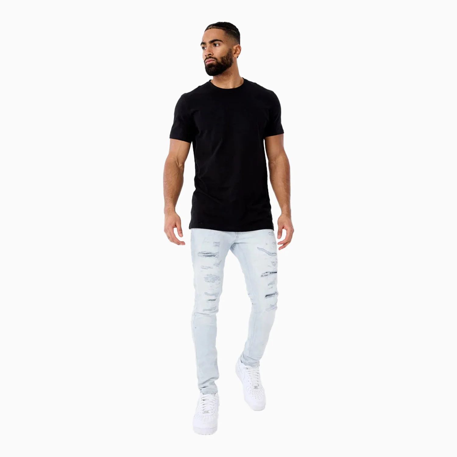 Men's Crushed Rolled Ross Denim Pant - Image 3